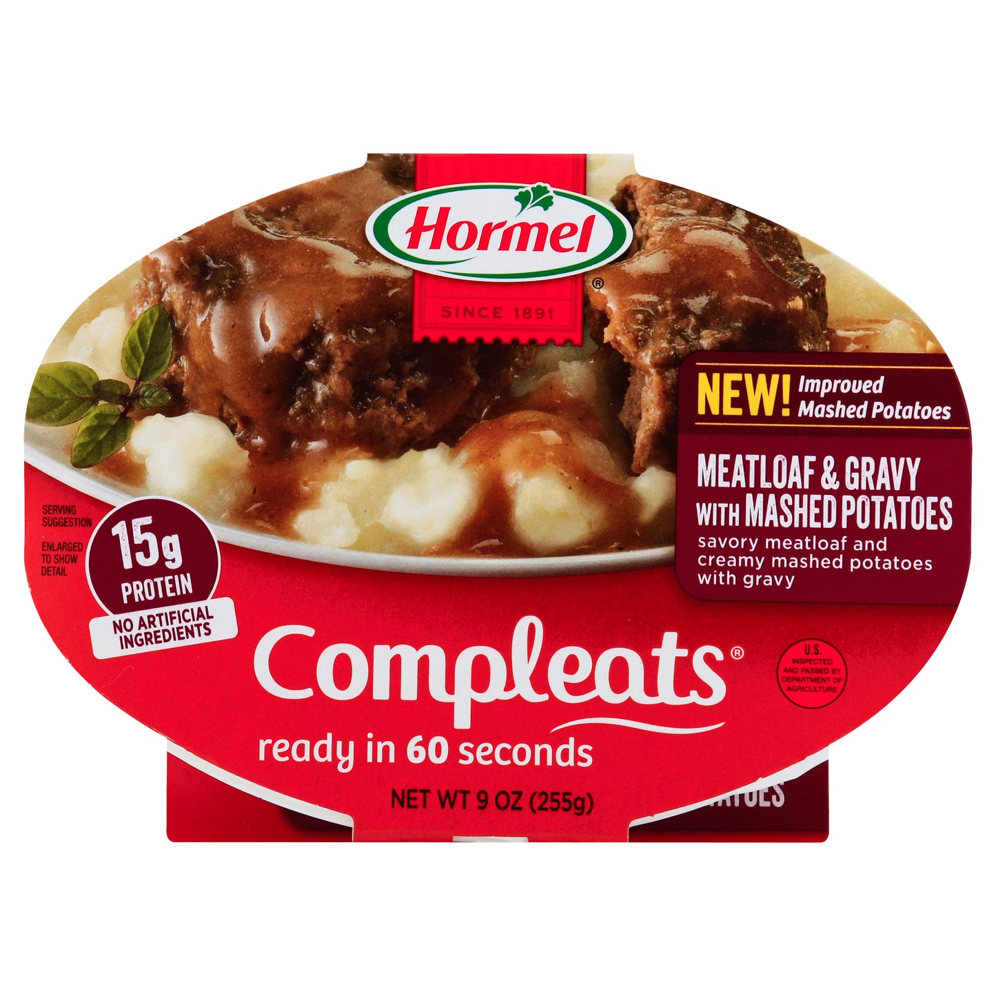 Hormel Compleats Meatloaf & Gravy 9 oz
