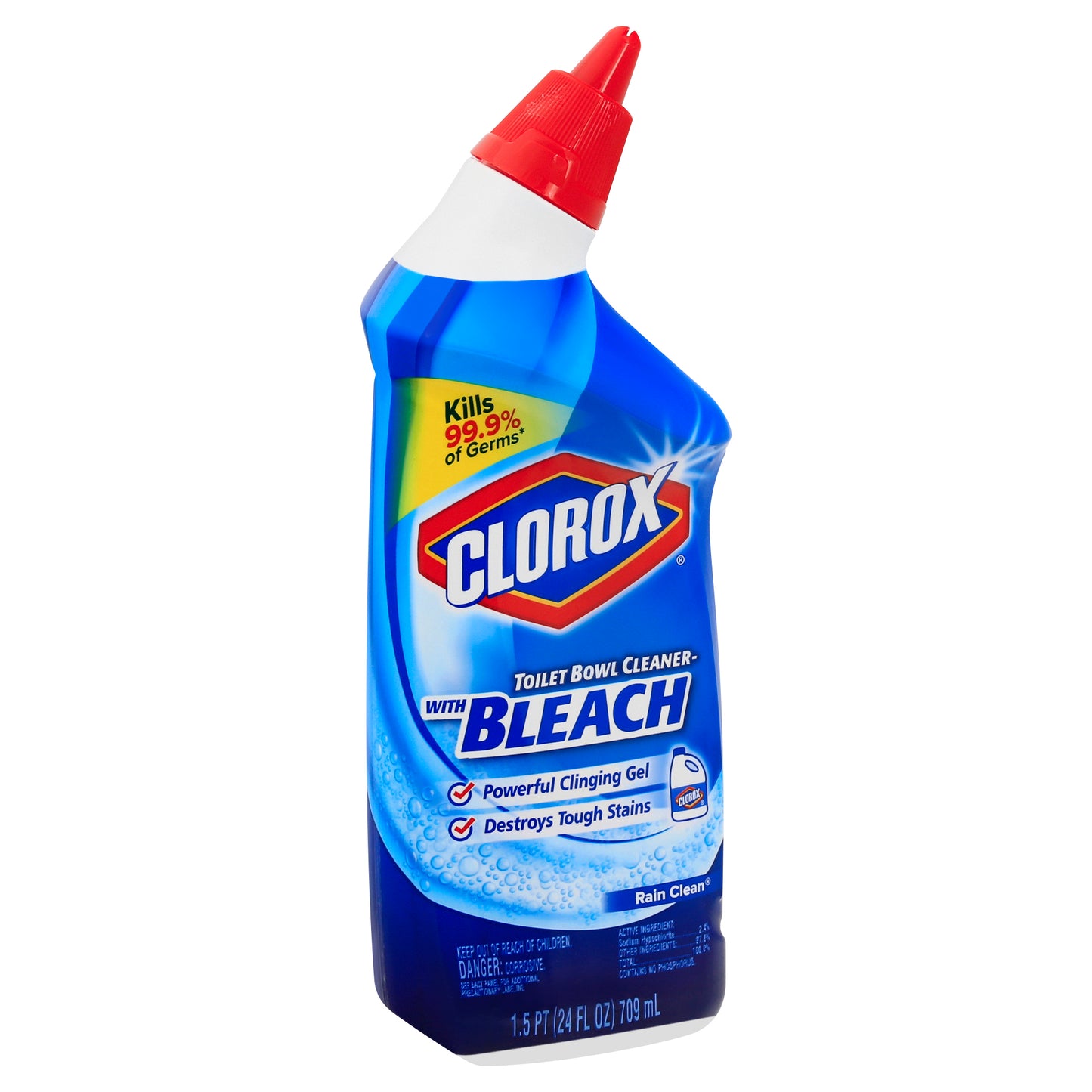 Clorox Rain Clean Toilet Bowl Cleaner with Bleach 1.5 pt