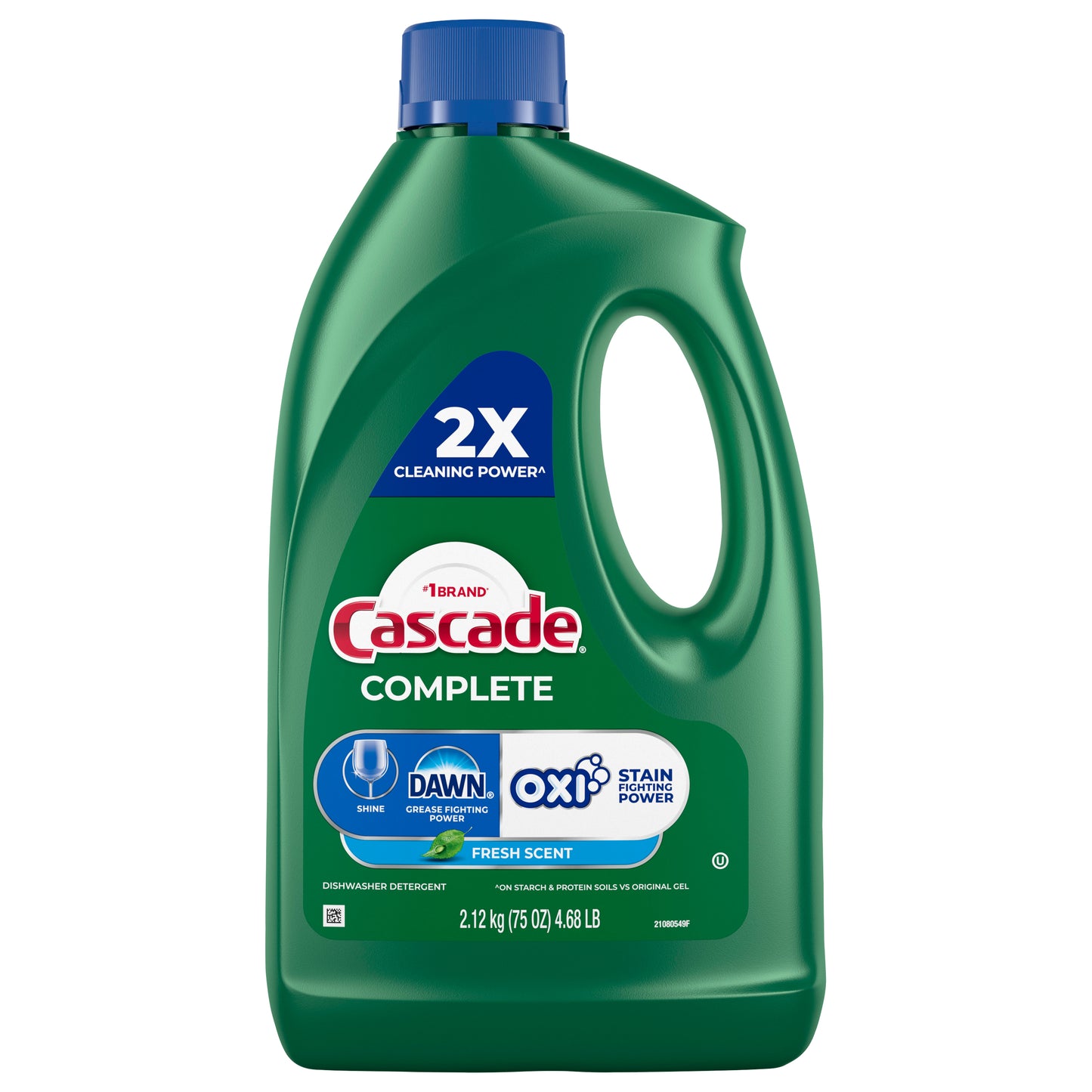 Cascade Complete Dishwasher Detergent Liquid Gel, Dish Detergent, Dishwasher Soap, Fresh, 75 Oz