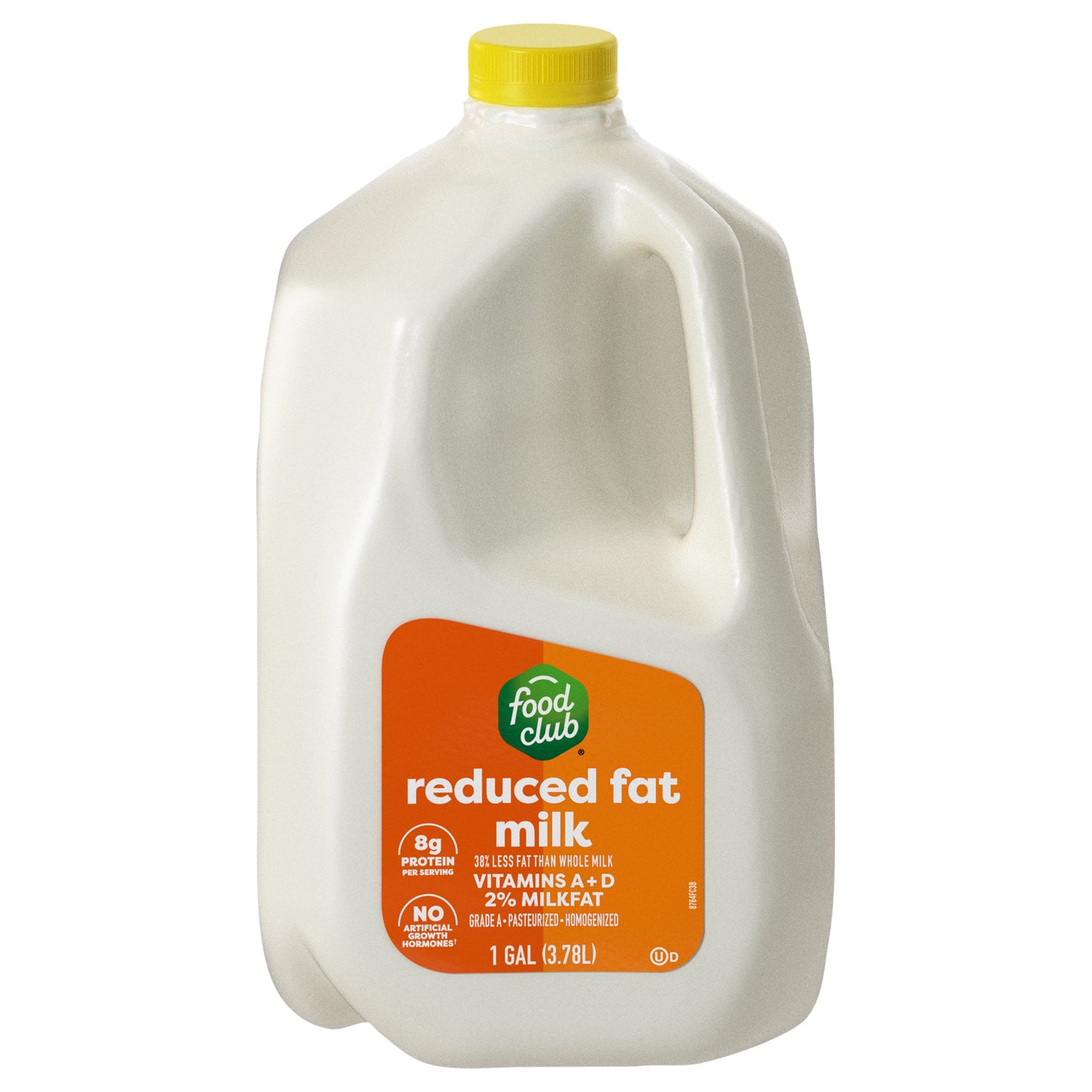 Food Club Reduced Fat Milk 1 gal