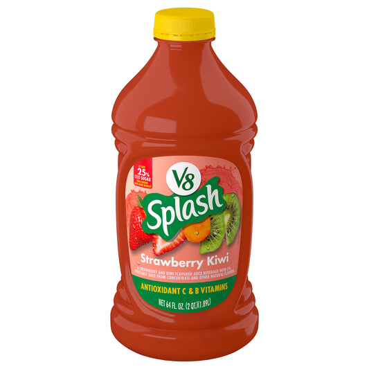 V8 Splash Strawberry Kiwi Juice Beverage 64 fl oz