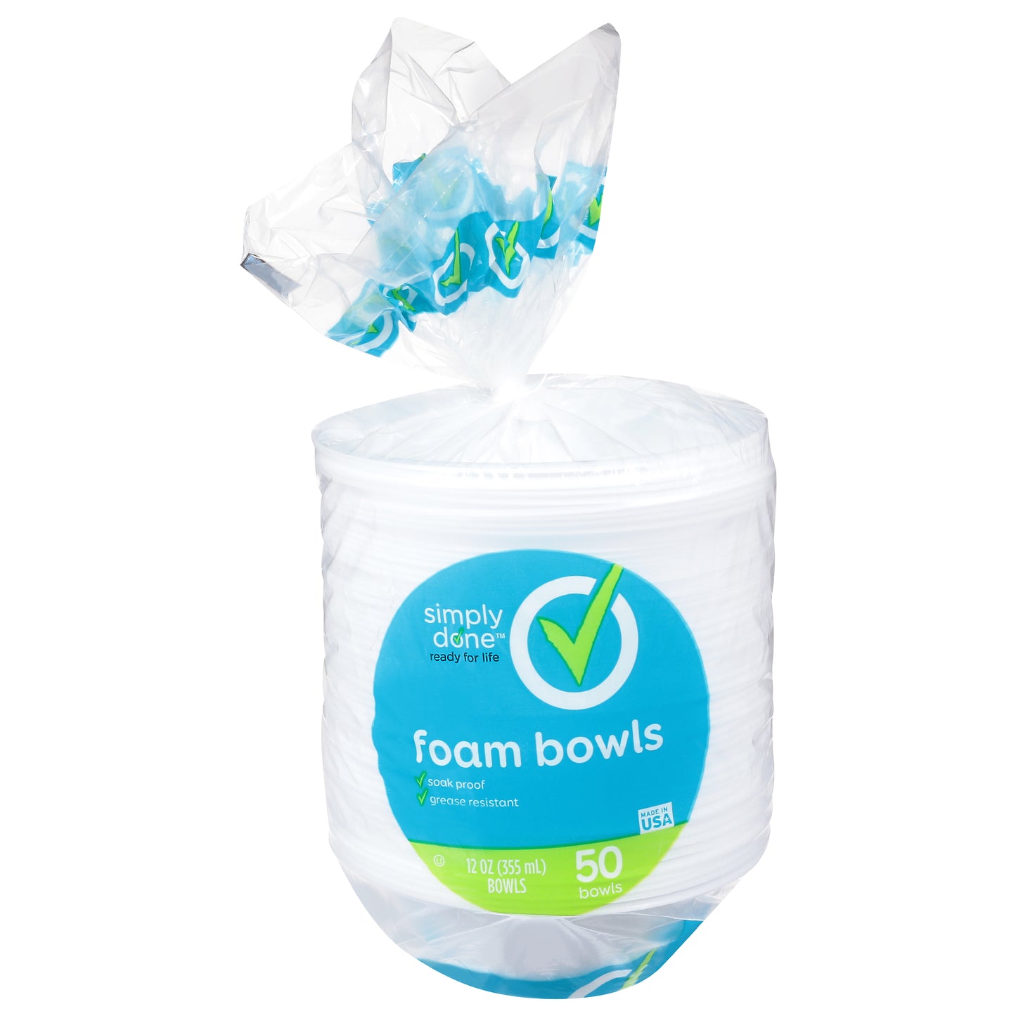Simply Done 12 Ounce Foam Bowls 50 ea