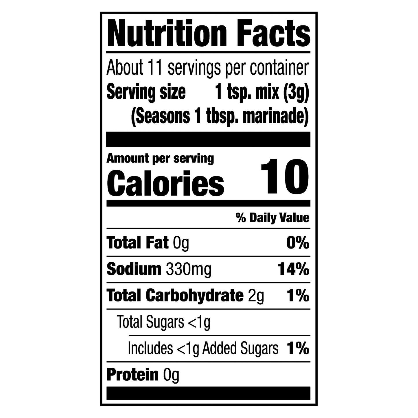 McCormick Grill Mates Marinade Mix - Brown Sugar Bourbon, 1.25 oz