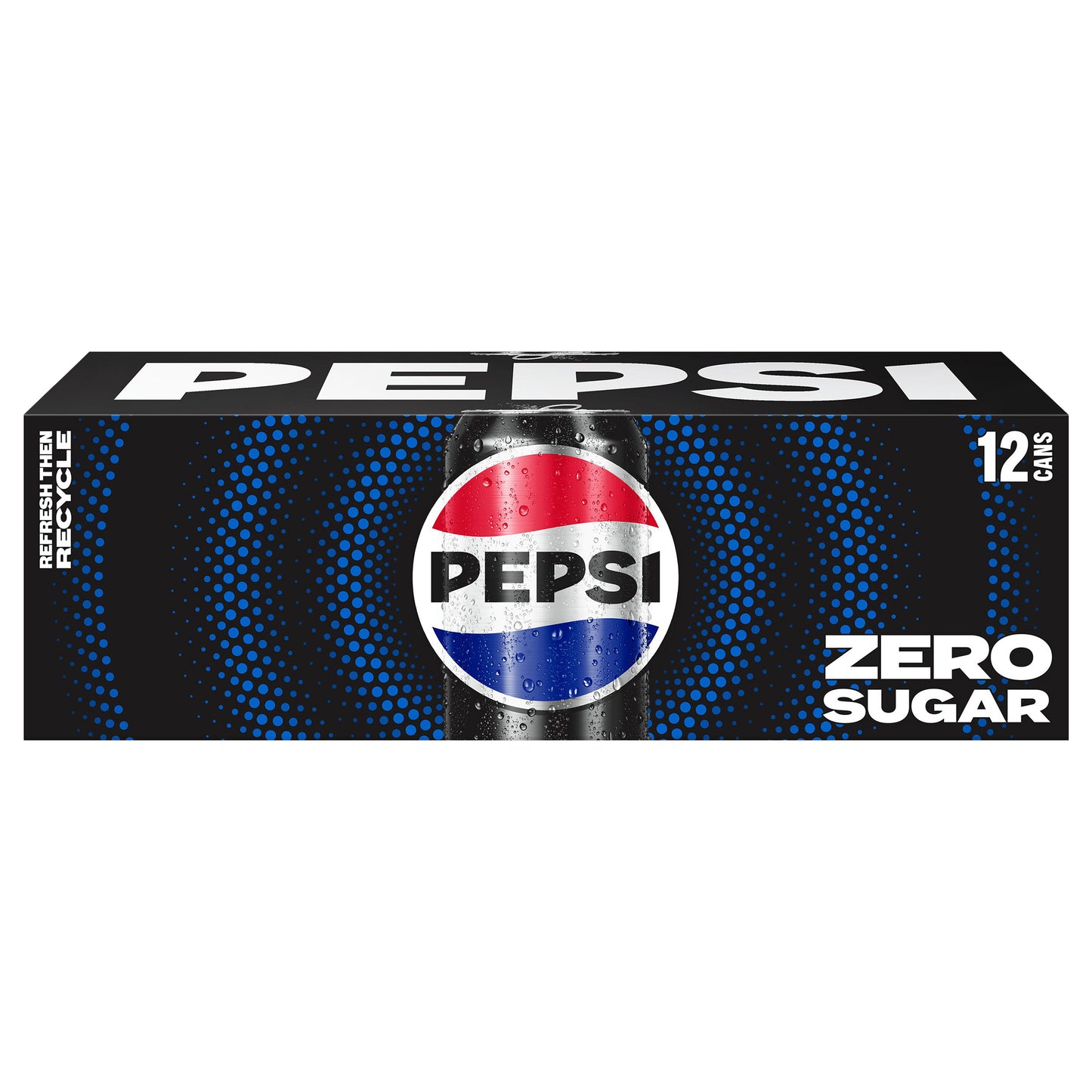 Pepsi Zero Sugar Soda Cola 12 Fl Oz 12 Count