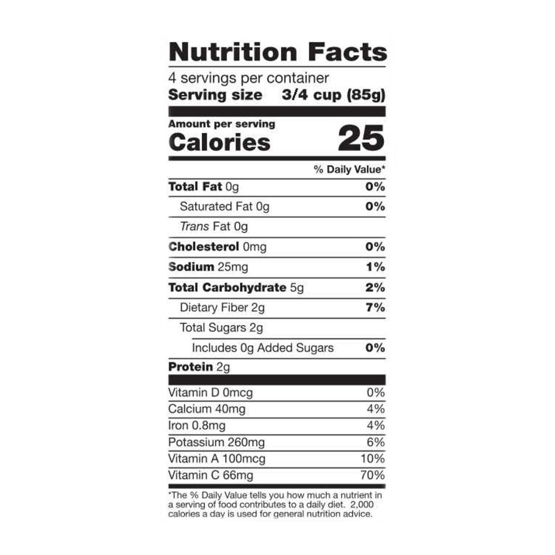 Pero Family Farms 12oz Vegetable Stir Fry