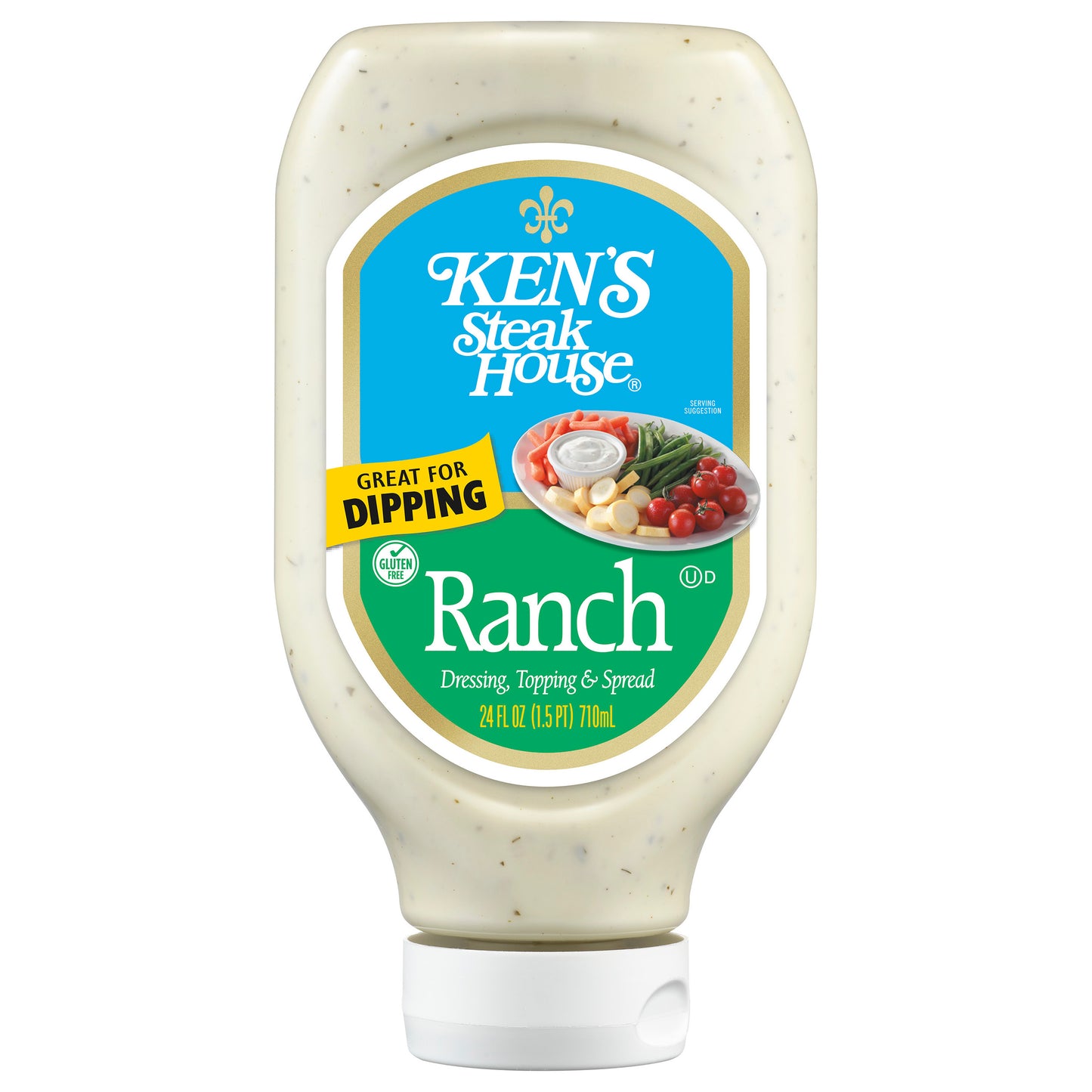 Ken's Steak House Ranch Dressing, Topping & Spread 24 oz