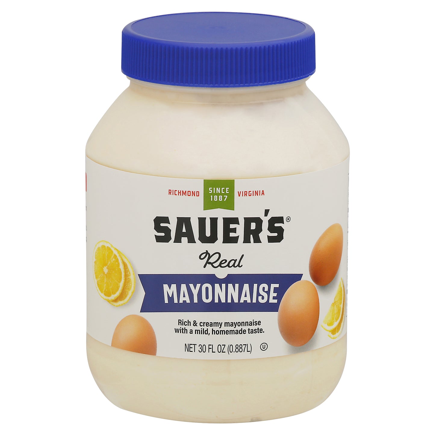 Sauer's Real Mayonnaise 30 fl oz Jar