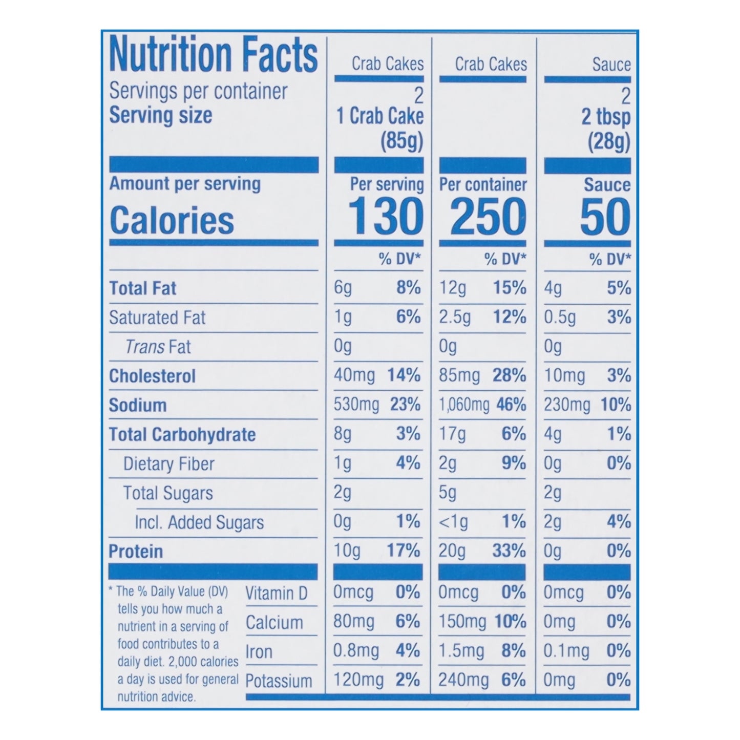 SeaPak Wild Caught Maryland Style Crab Cakes with Creamy Remoulade Sauce 8 oz