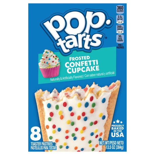Pop-Tarts Frosted Confetti Cupcake Toaster Pastries