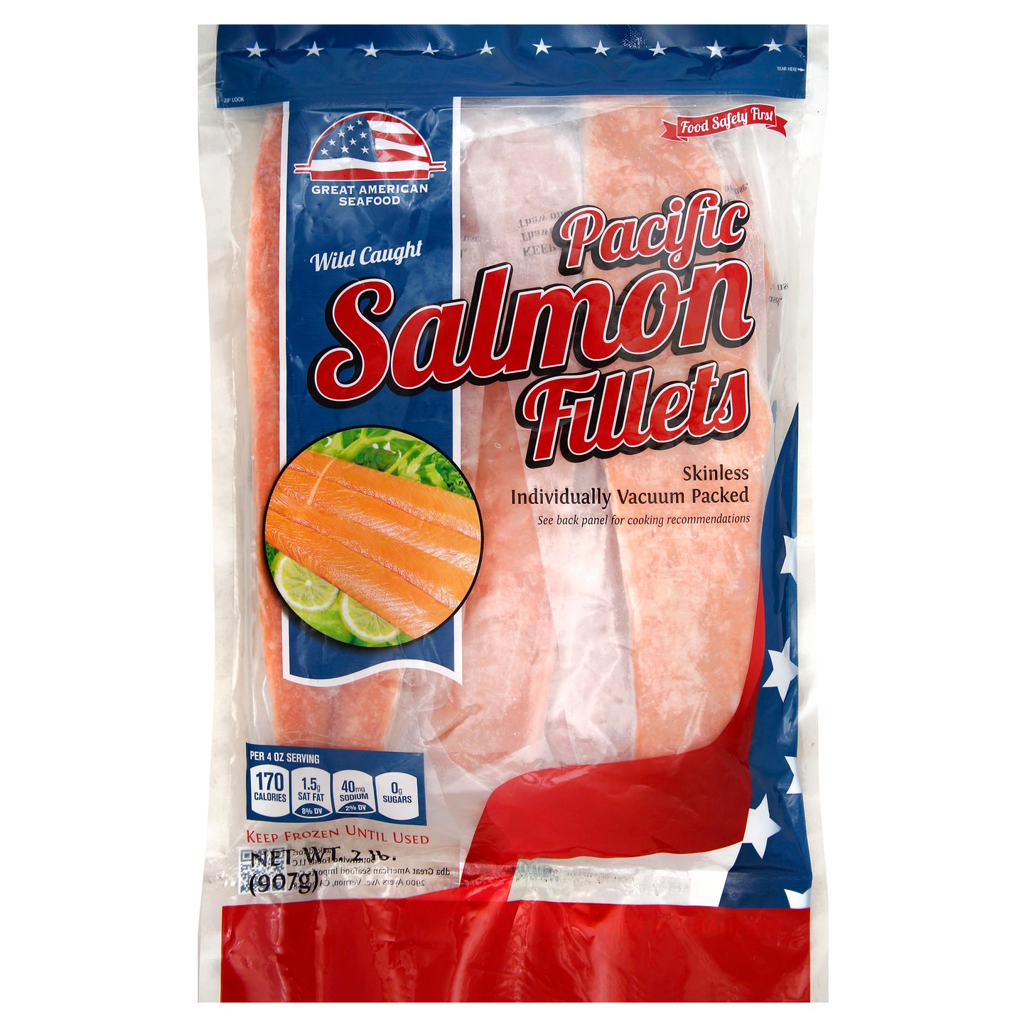 Great American Seafood Salmon 2 lb