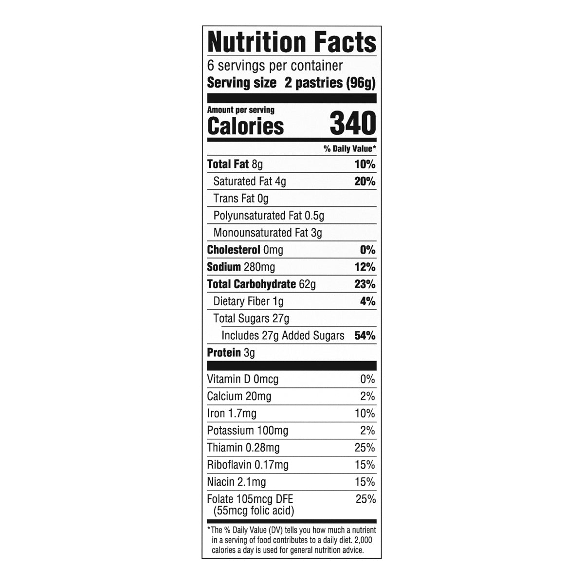 Food Club Frosted Blueberry Toaster Pastries 12 ea