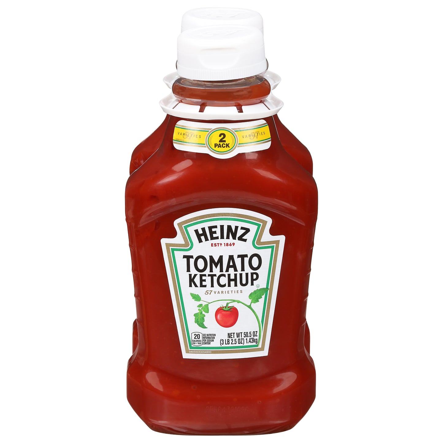 Heinz Tomato Ketchup 2 - 50.5 oz Bottles