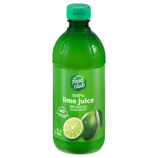 Food Club 100% Lime Juice 15 fl oz