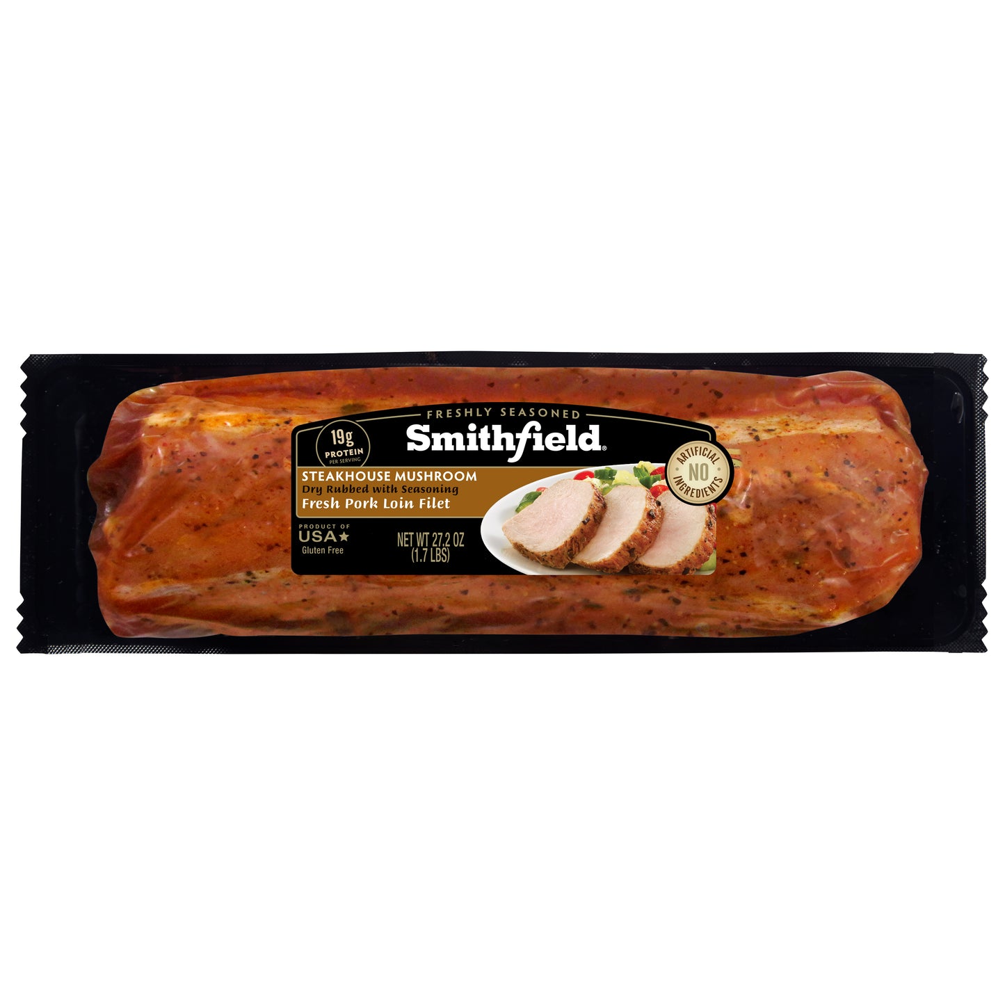 Smithfield Marinated Portobello Mushroom Fresh Pork Loin Filet, 27.2 oz
