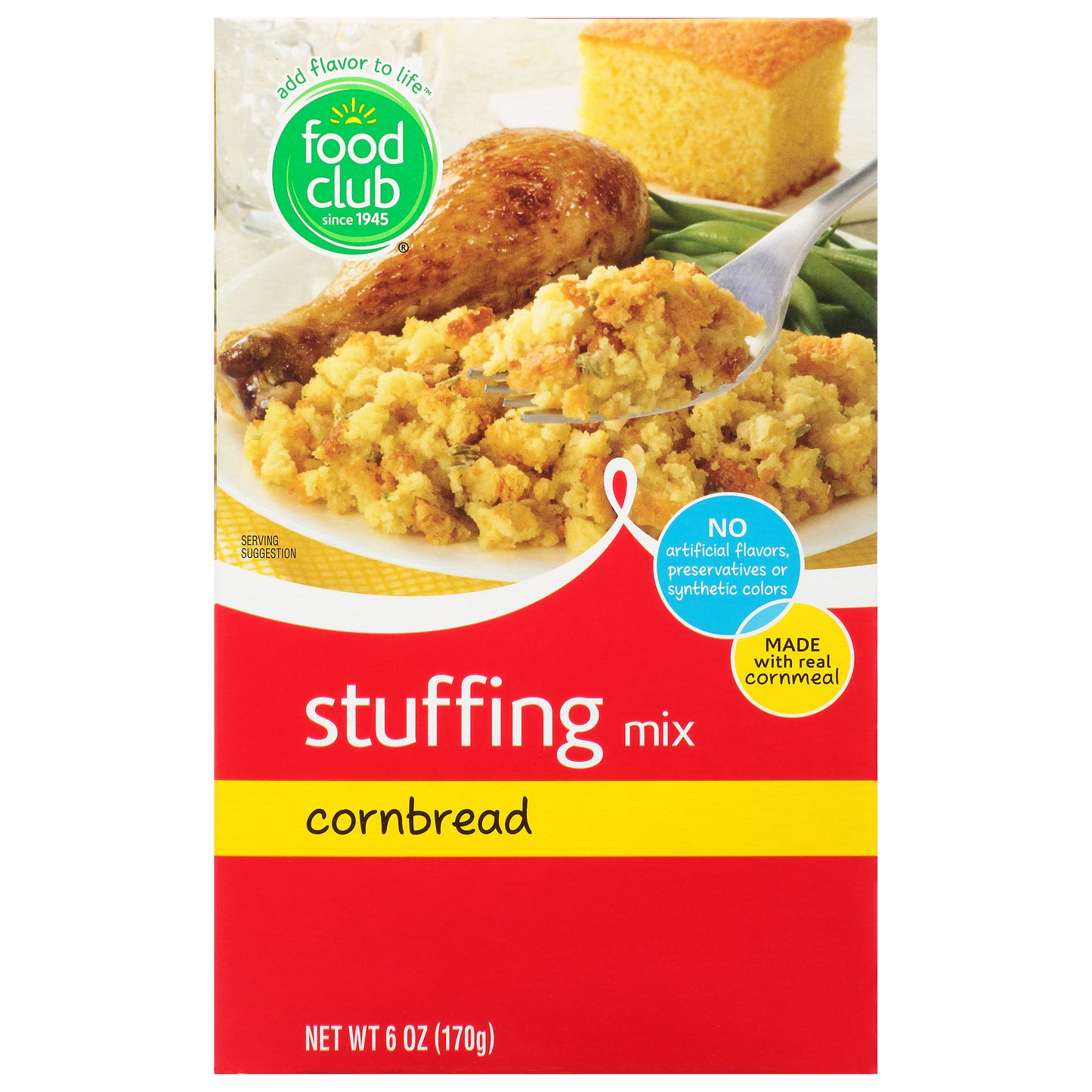 Food Club Cornbread Stuffing Mix 6 oz