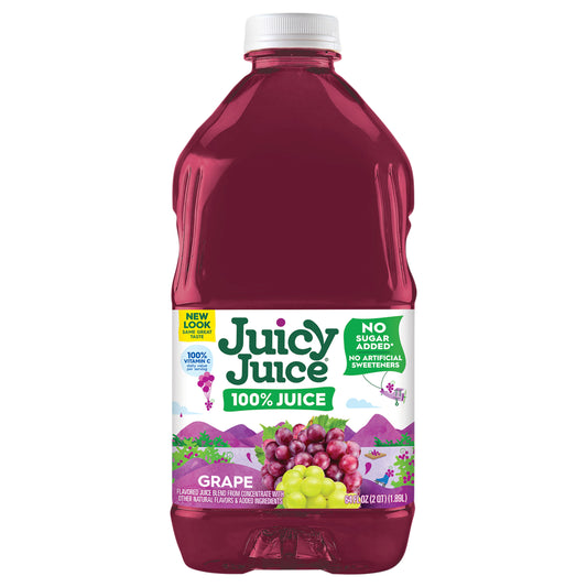 Juicy Juice 100% Juice, Grape, 64 Fl Oz Bottle