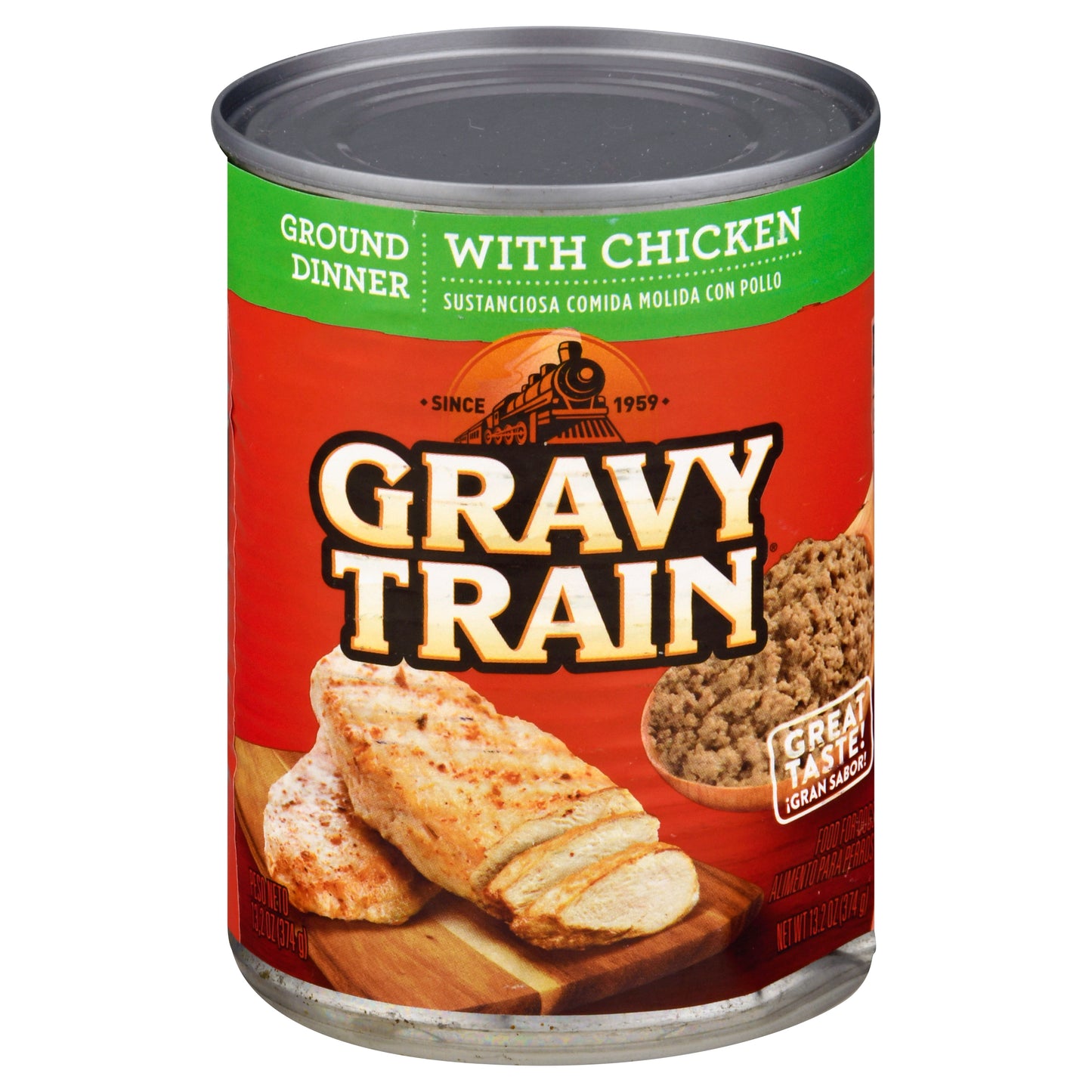 Gravy Train Ground Dinner With Chicken Food for Dogs 13.2 oz