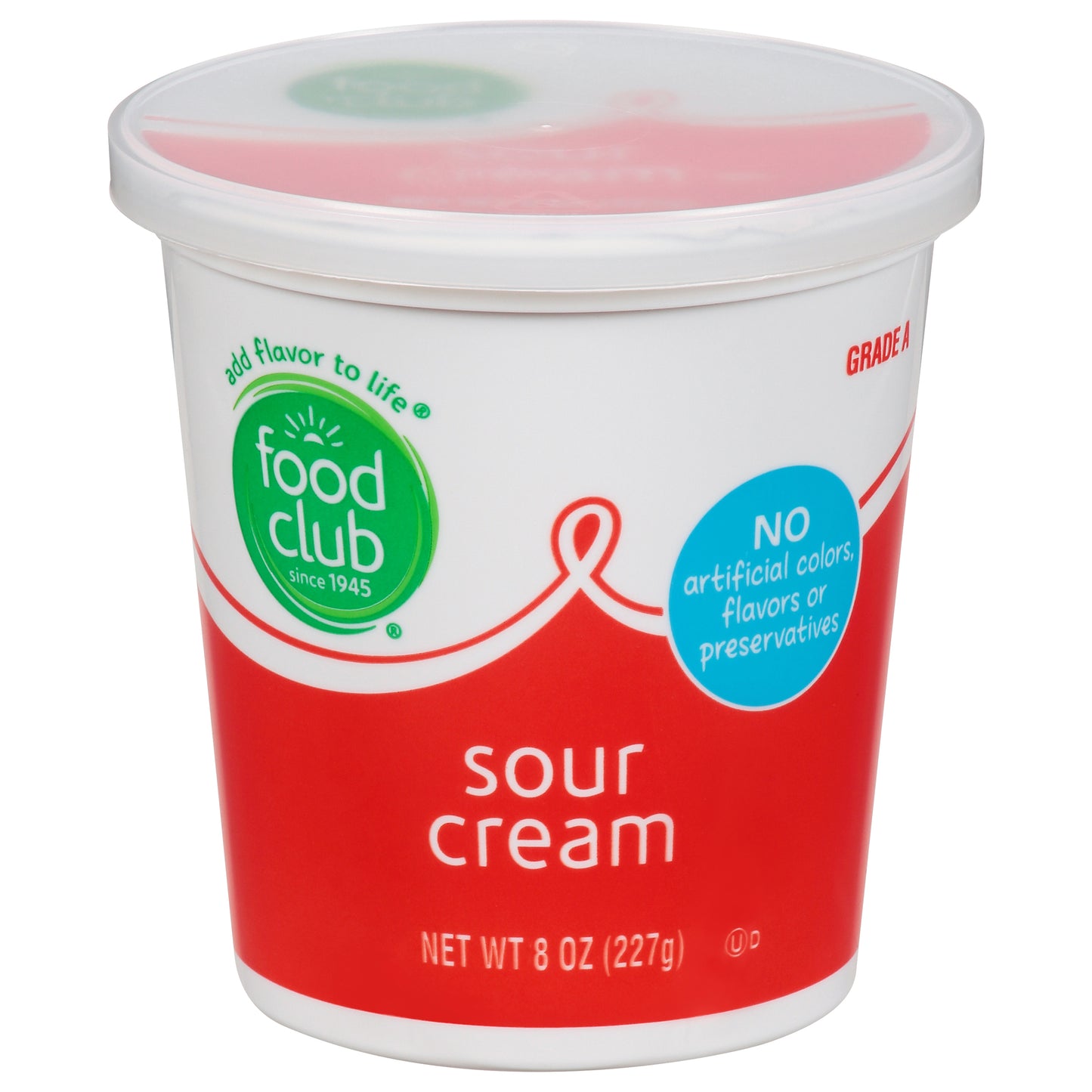 Food Club Sour Cream 8 oz