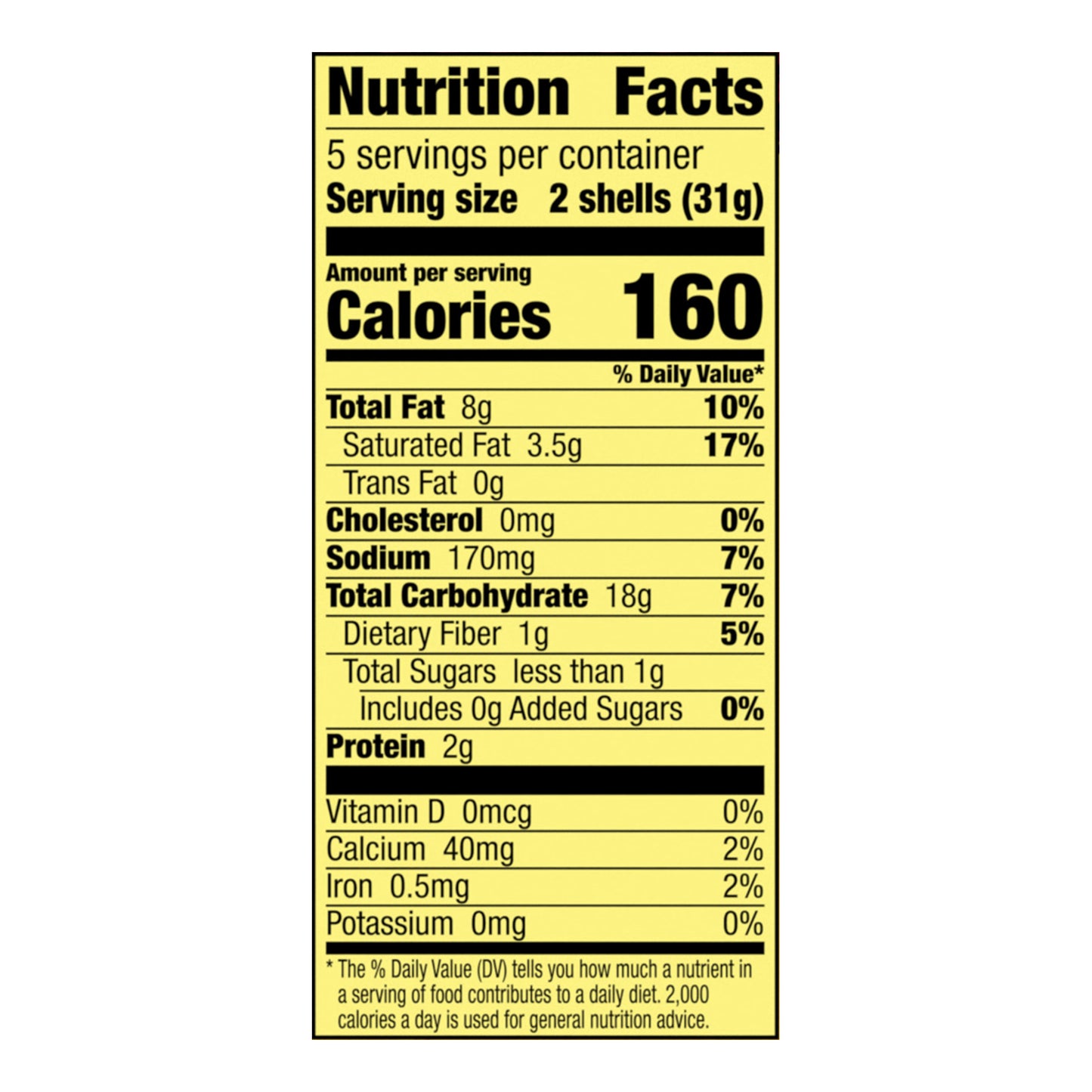 Old El Paso Stand 'N Stuff Bold Nacho Cheese Flavored Taco Shells, 10-count