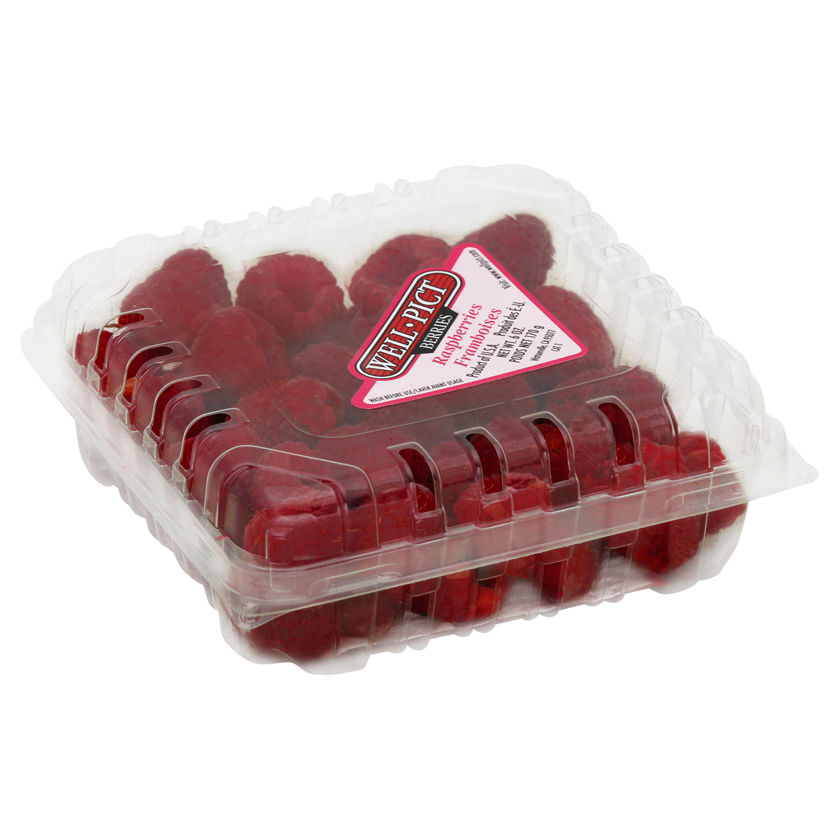 Well Pict Raspberries 6 oz