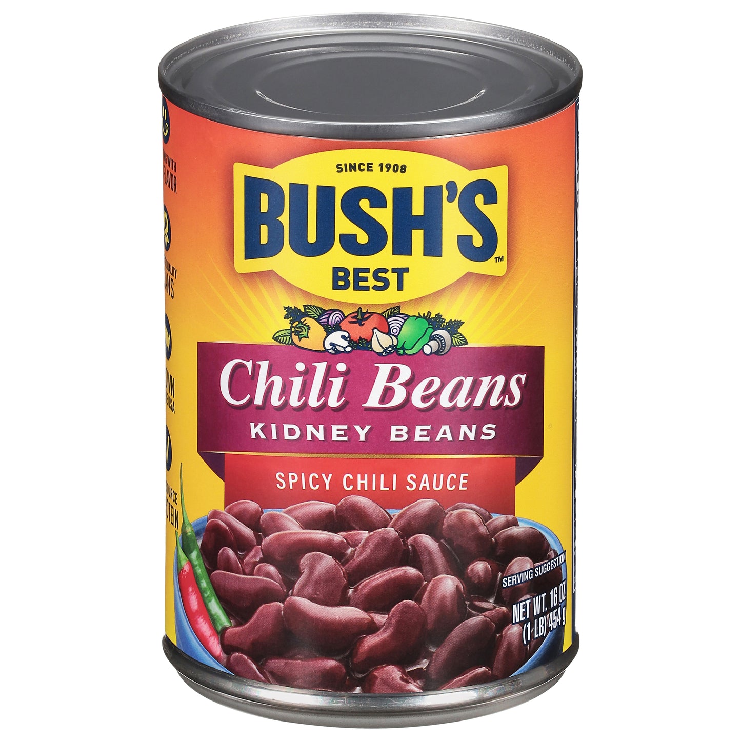Bush's Kidney Beans in a Spicy Chili Sauce 16 oz