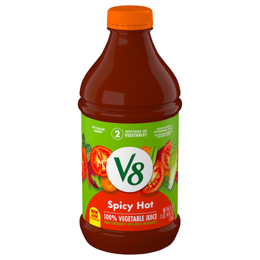 V8 Spicy Hot 100% Vegetable Juice 46 fl oz