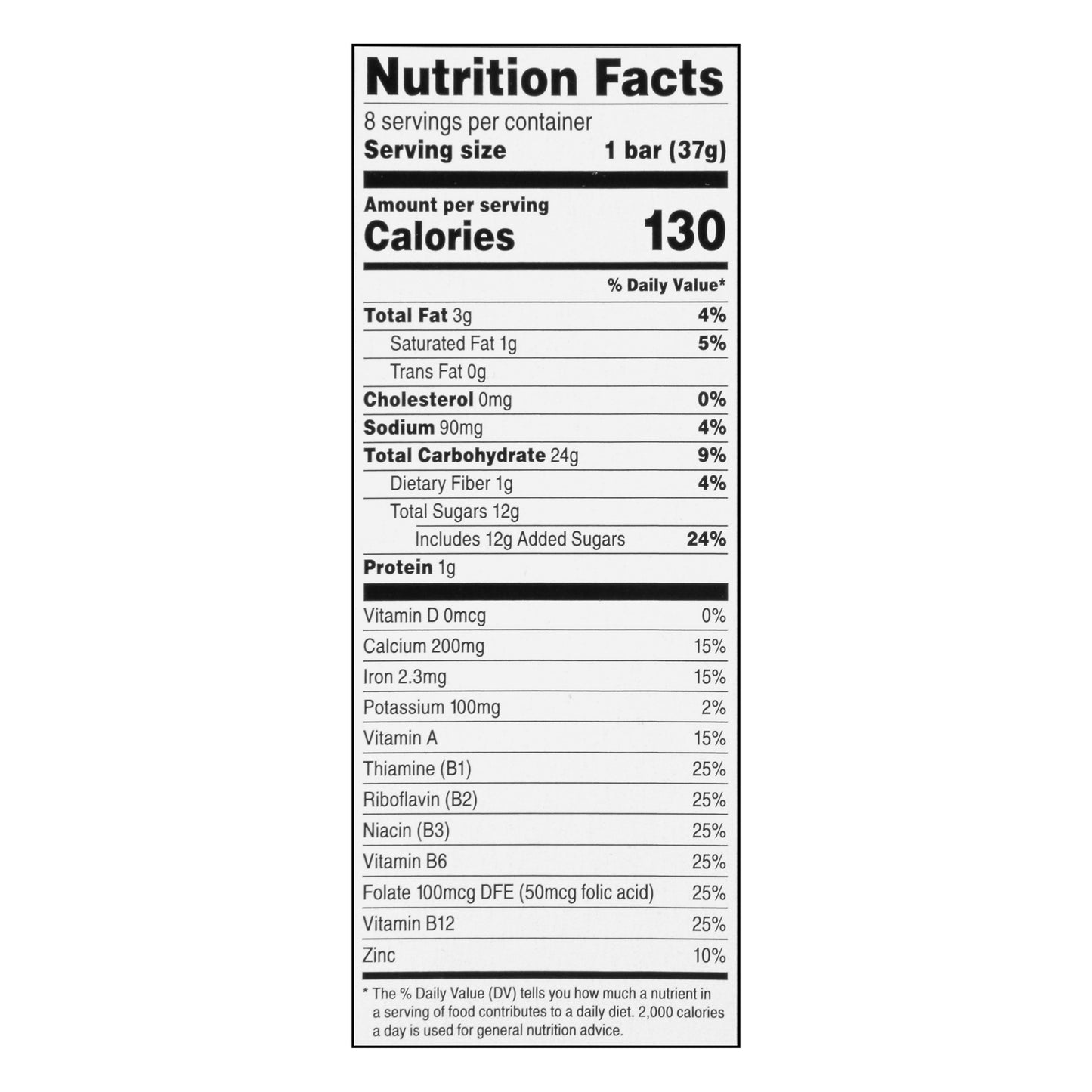 Food Club Fruit & Grain Blueberry Cereal Bars 8 ea