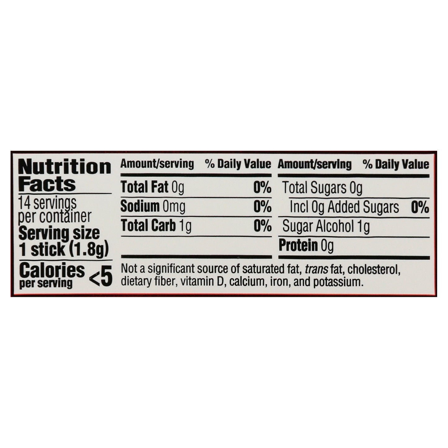 Trident Sugar Free Tropical Twist Gum 14 ea