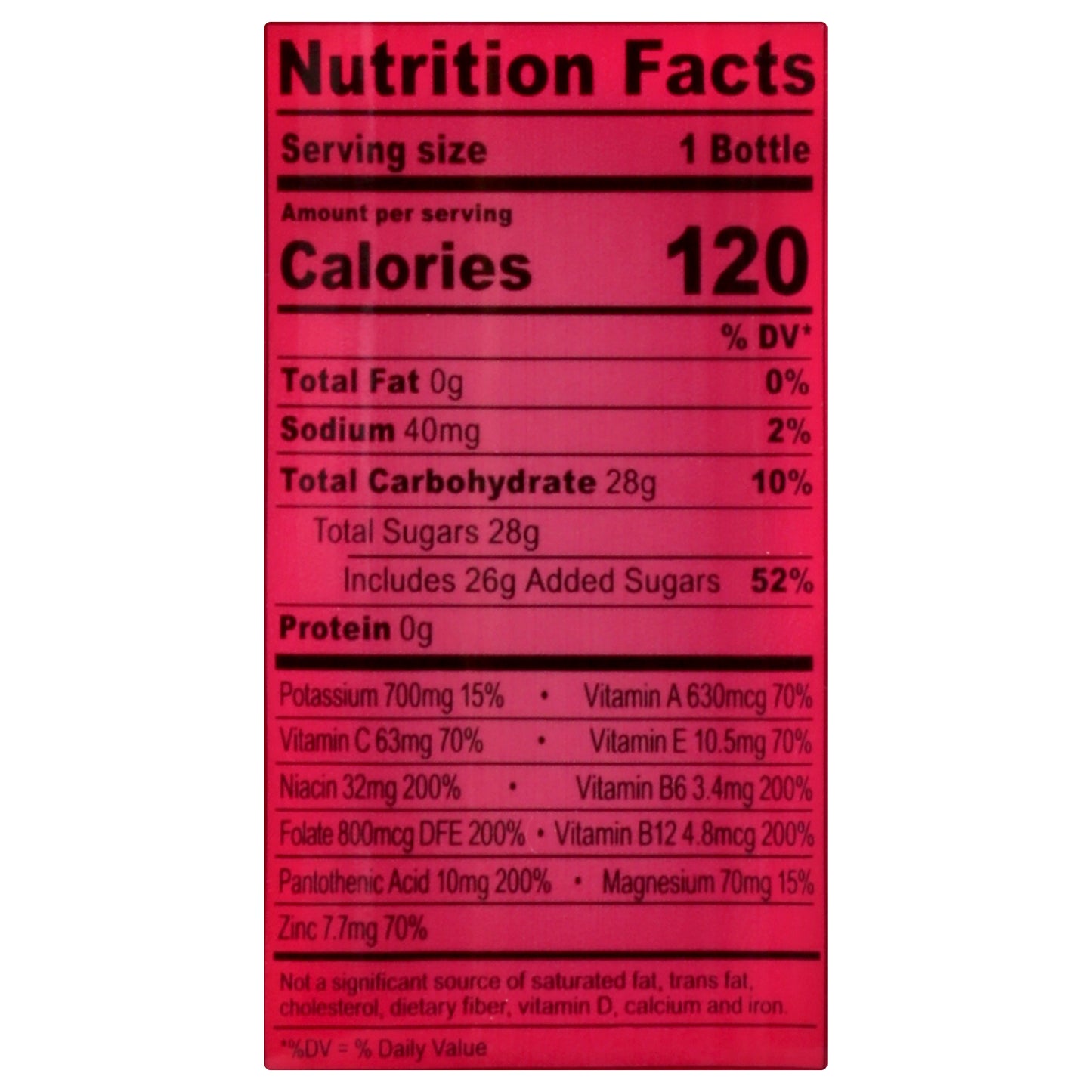 BodyArmor Fruit Punch Super Drink 16 fl oz Bottle