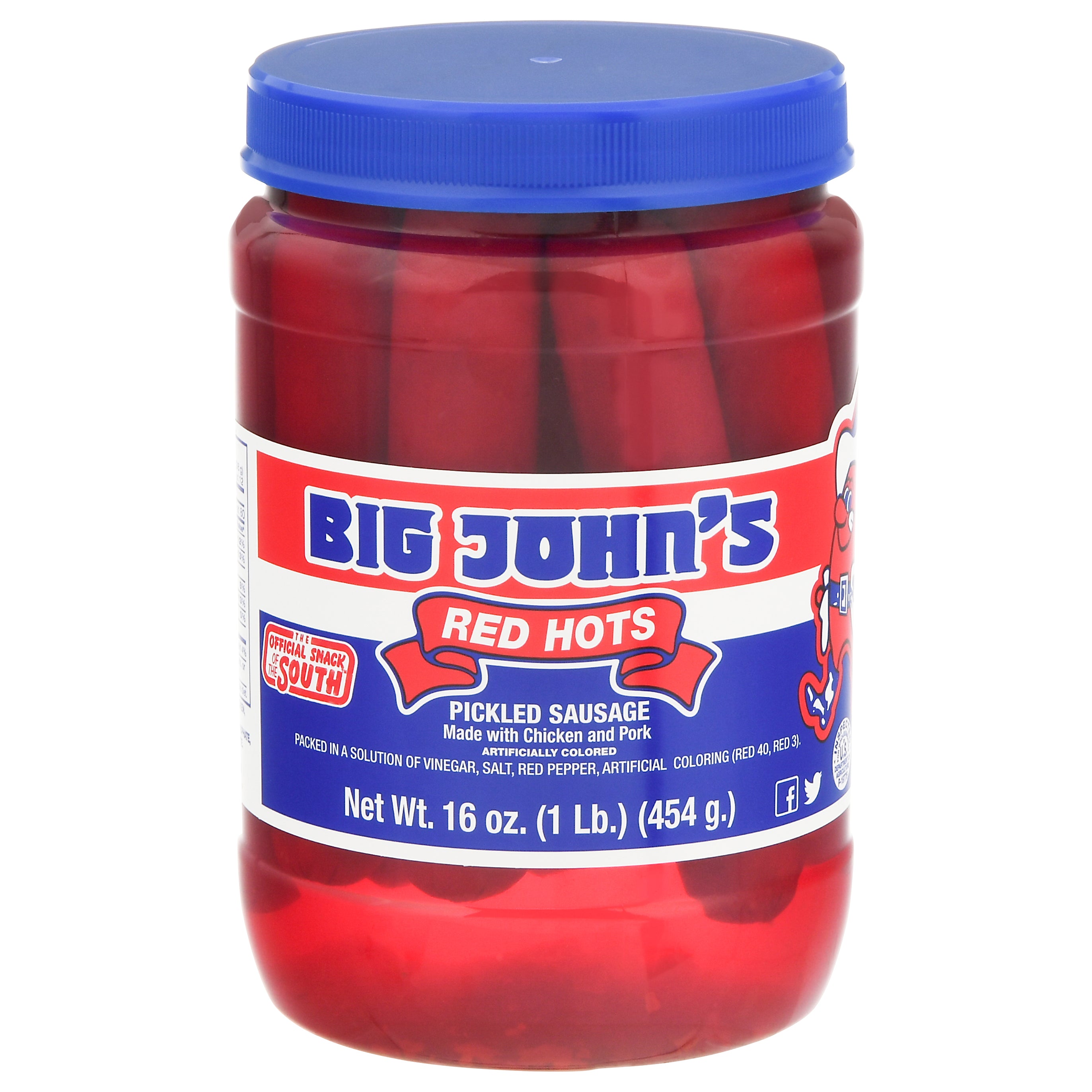 Big John's Red Hots Pickled Sausage 16 oz – Douglas Food Valu