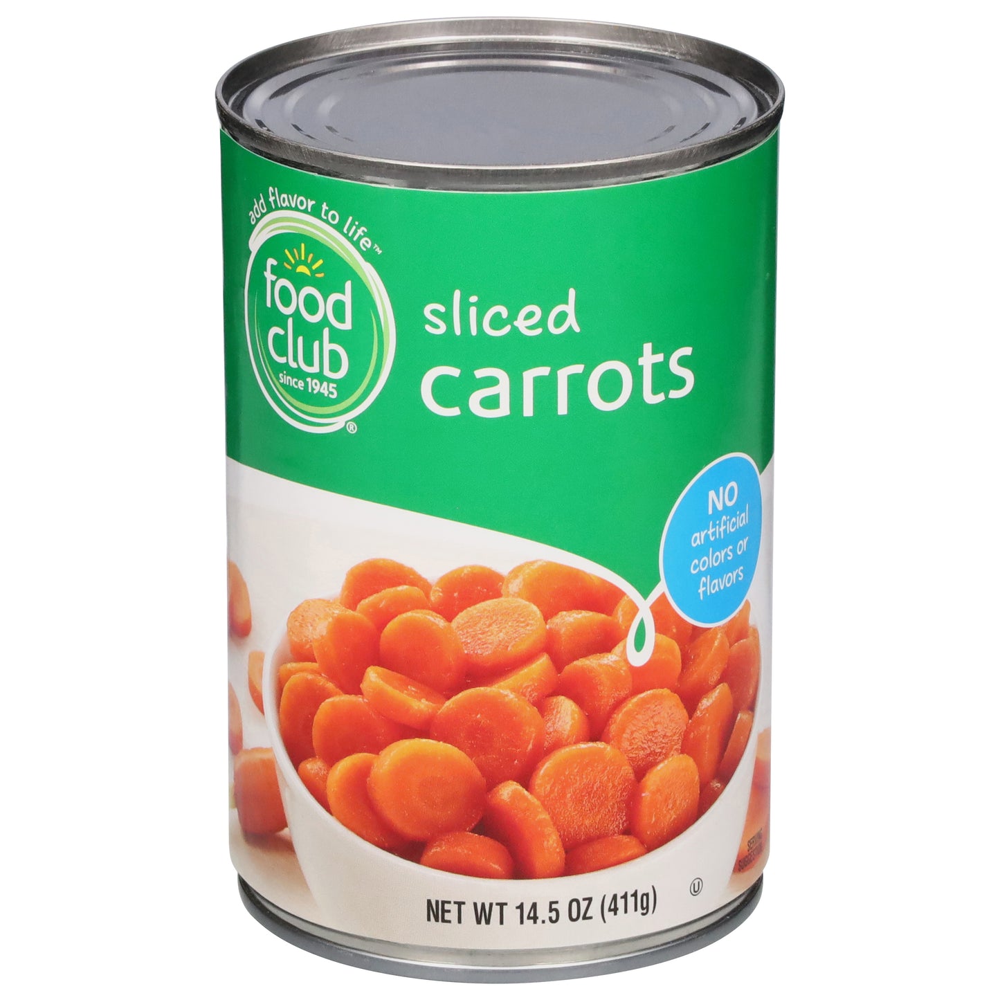 Food Club Sliced Carrots 14.5 oz