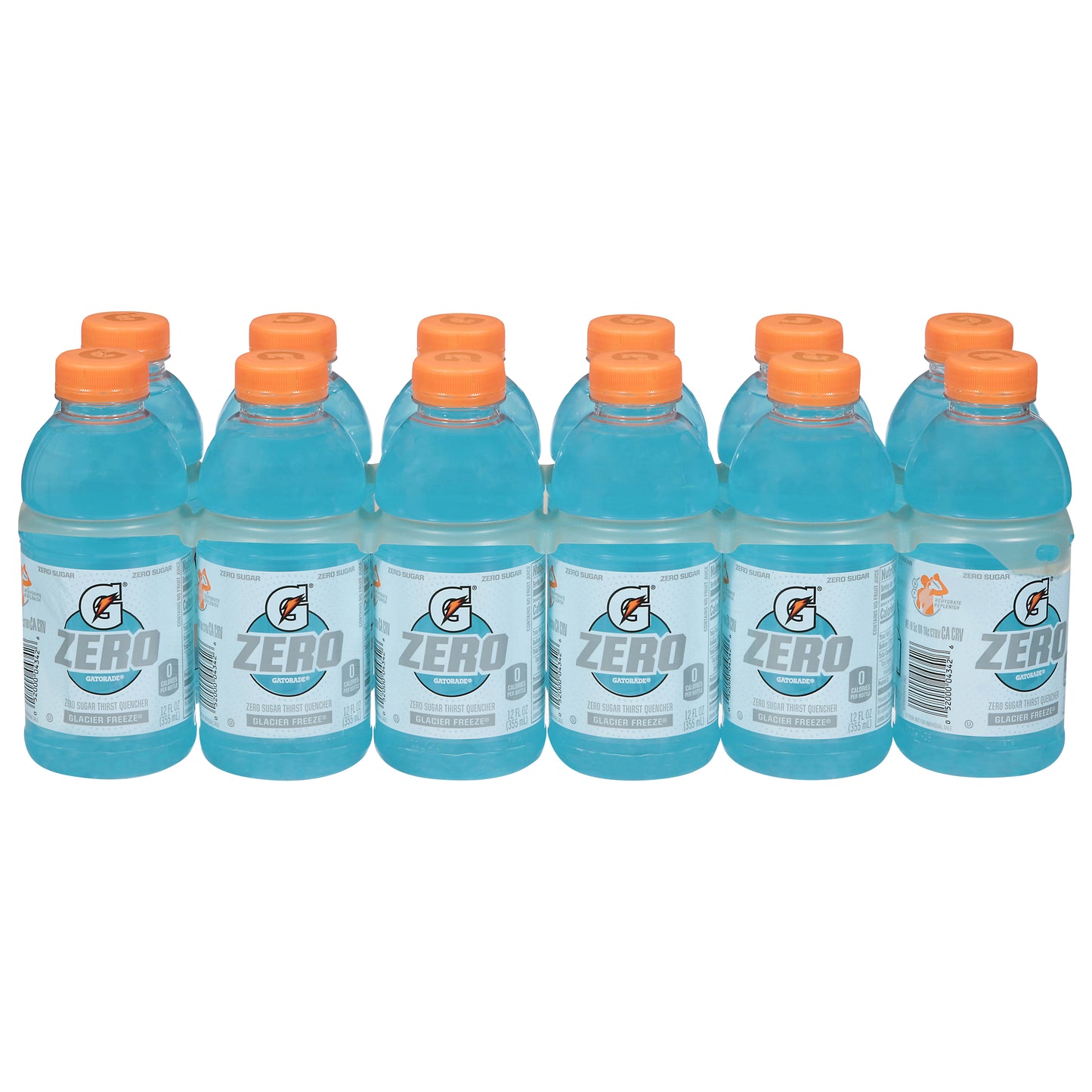 Gatorade Zero Zero Sugar Glacier Freeze Thirst Quencher 12-Pack Bottle 12 ea