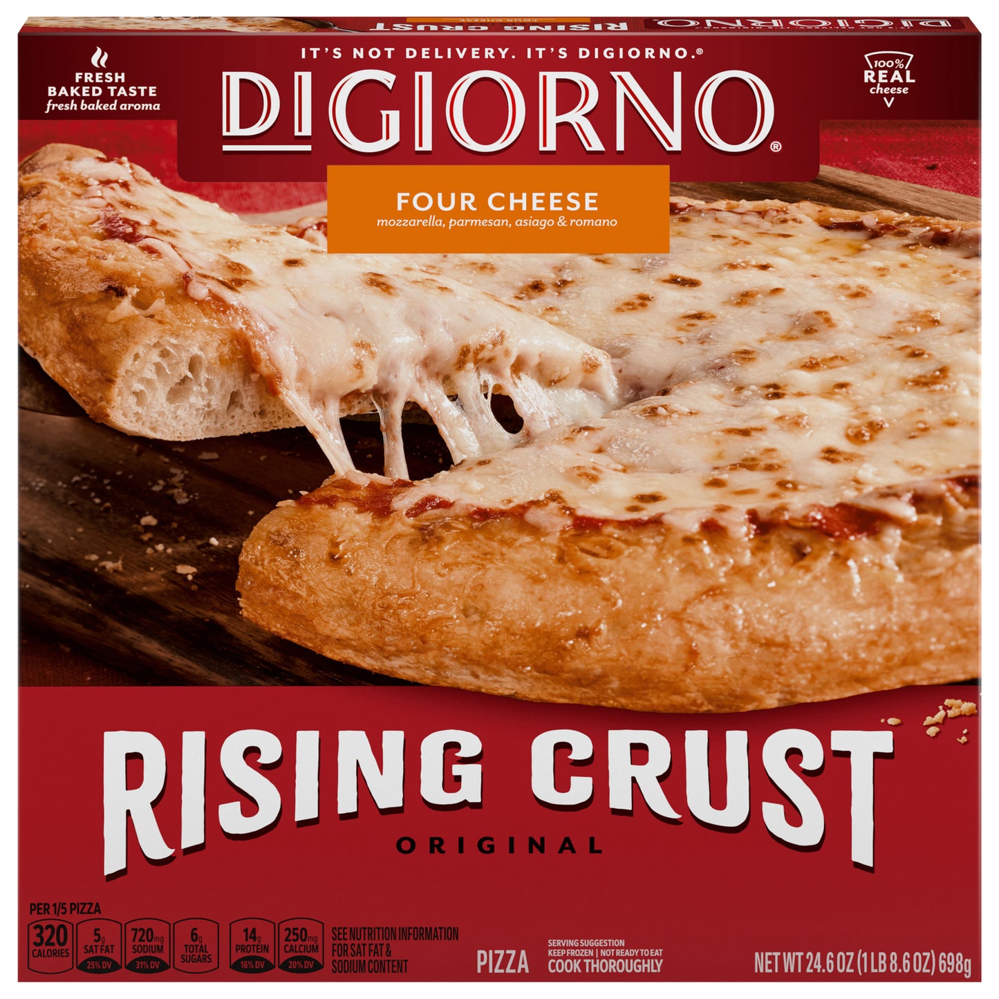 DiGiorno Rising Crust Four Cheese Frozen Pizza