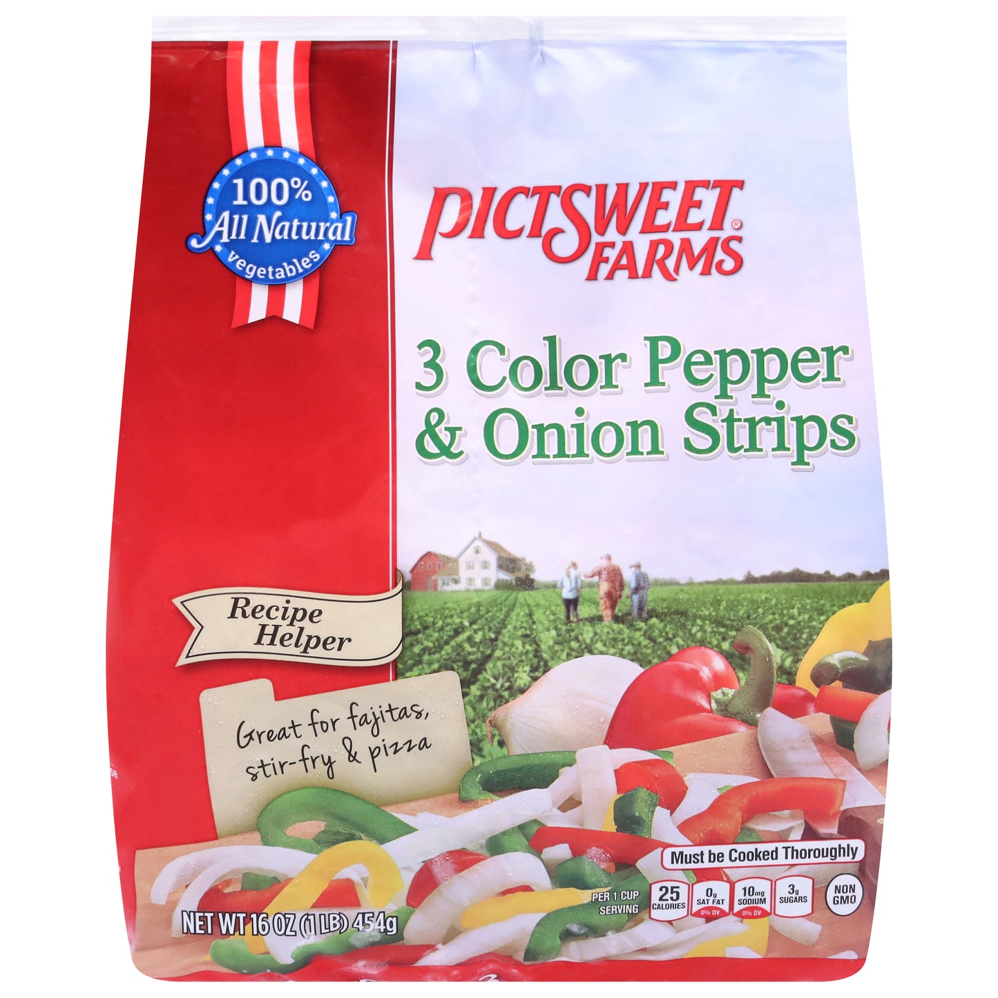 Pictsweet Farms 3 Color Pepper & Onion Strips 16 oz