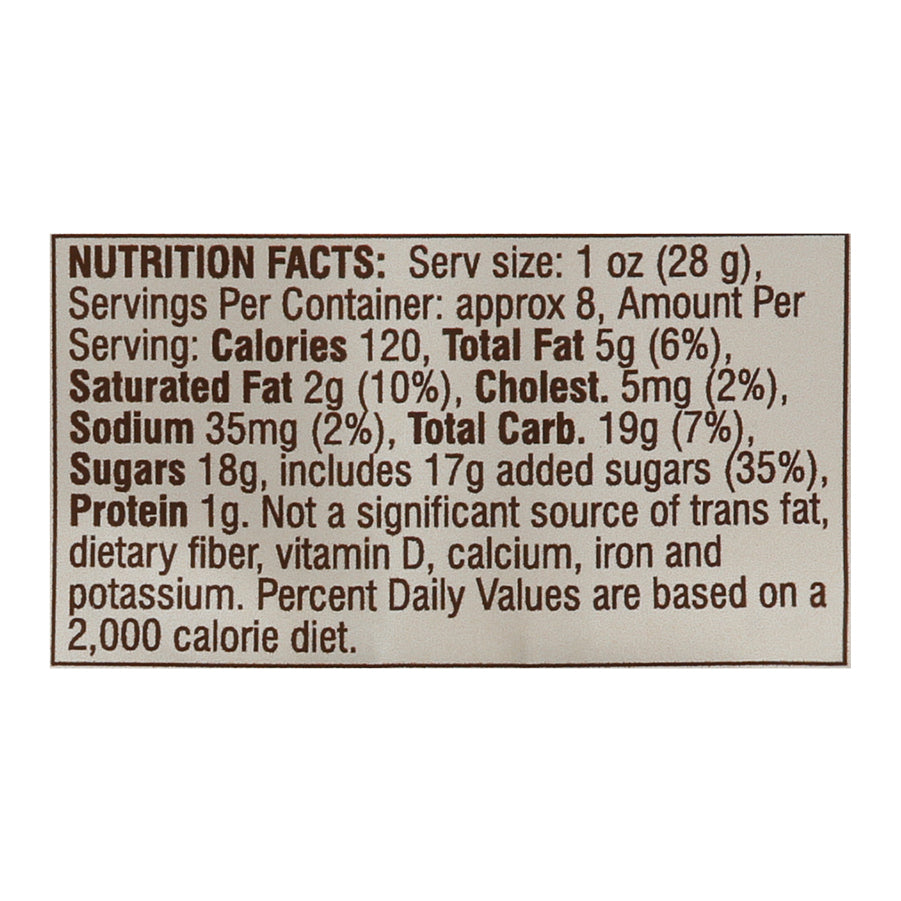 King's Premium Butter Pecan Fudge 8 oz