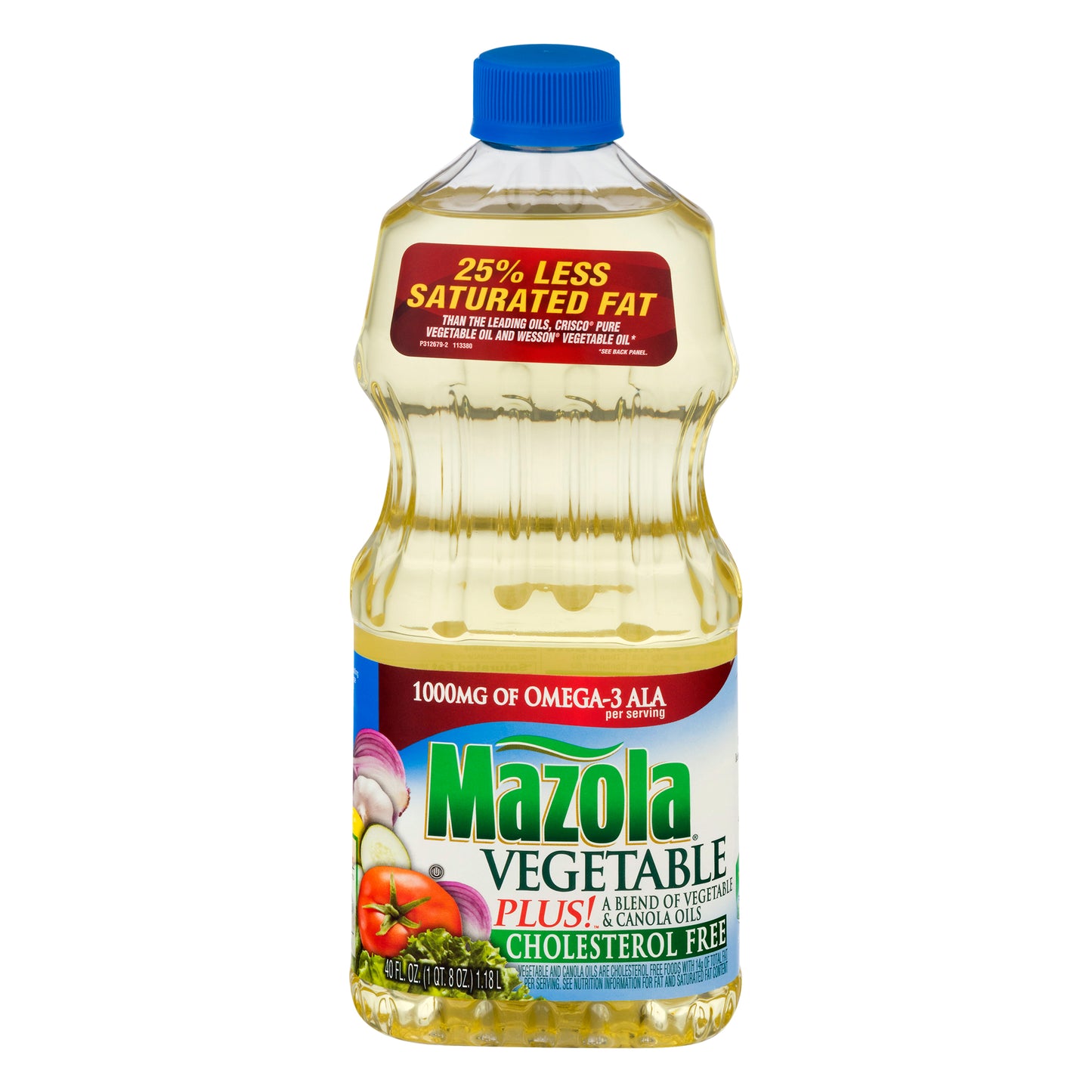 Mazola Cholesterol Free Vegetable Plus 40 oz