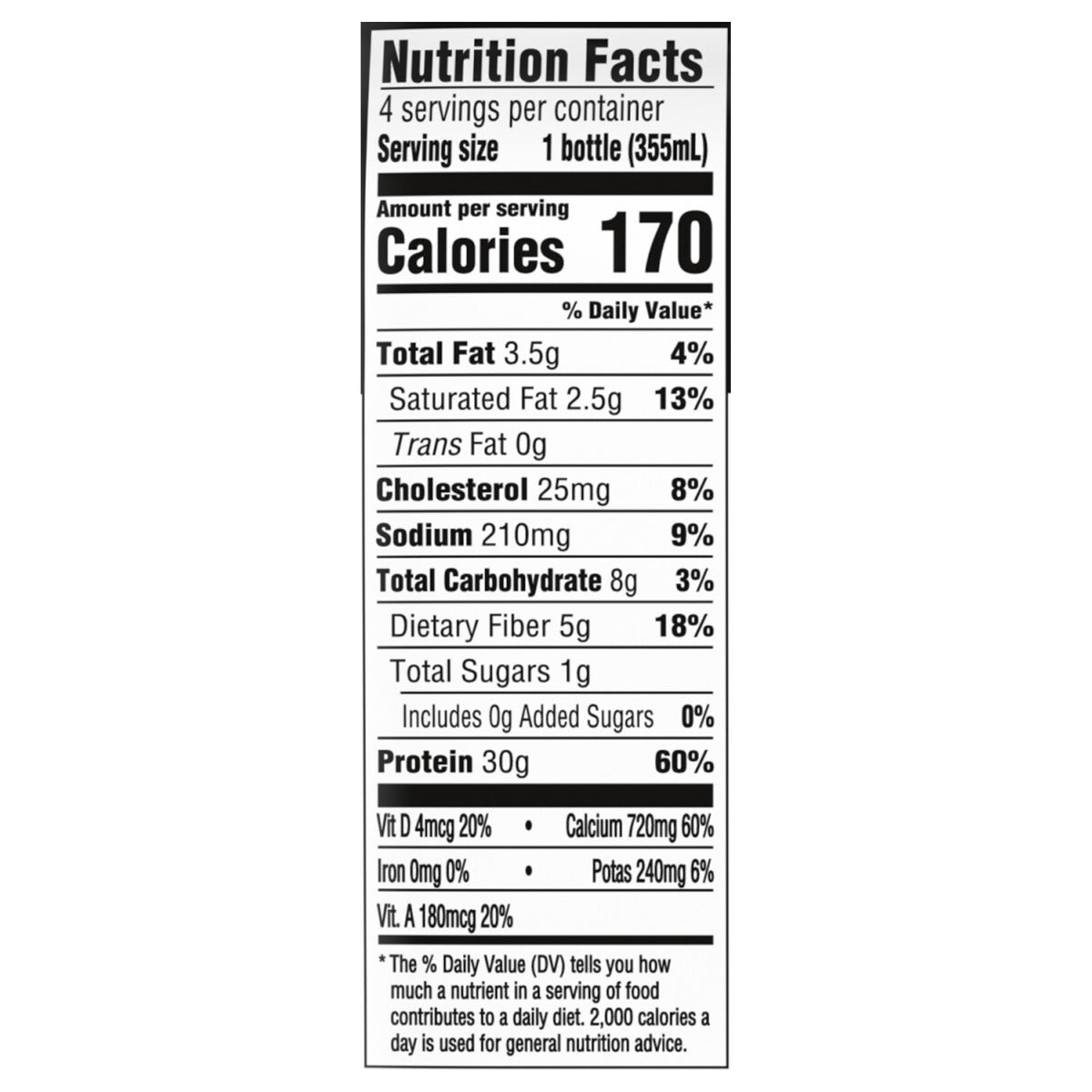 Oikos Vanilla Protein Shake, 12 fl. oz. (4 pack)