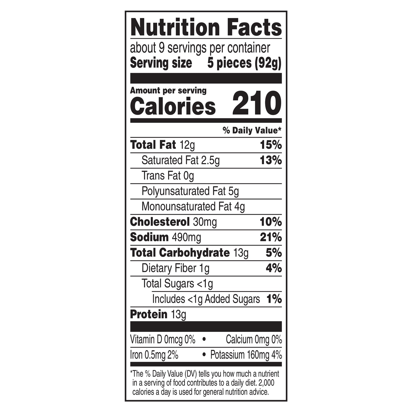 BANQUET Frozen Chicken Breast Nuggets Made With 100% Natural* White Meat Chicken, 30 oz.