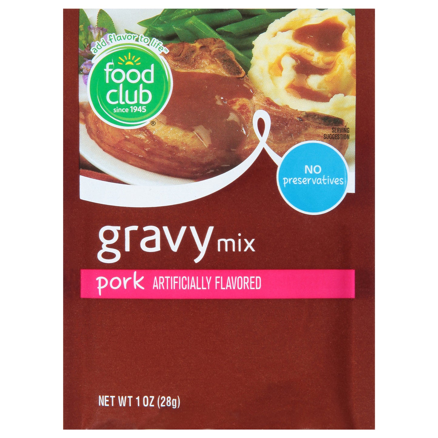 Food Club Pork Gravy Mix 1 oz