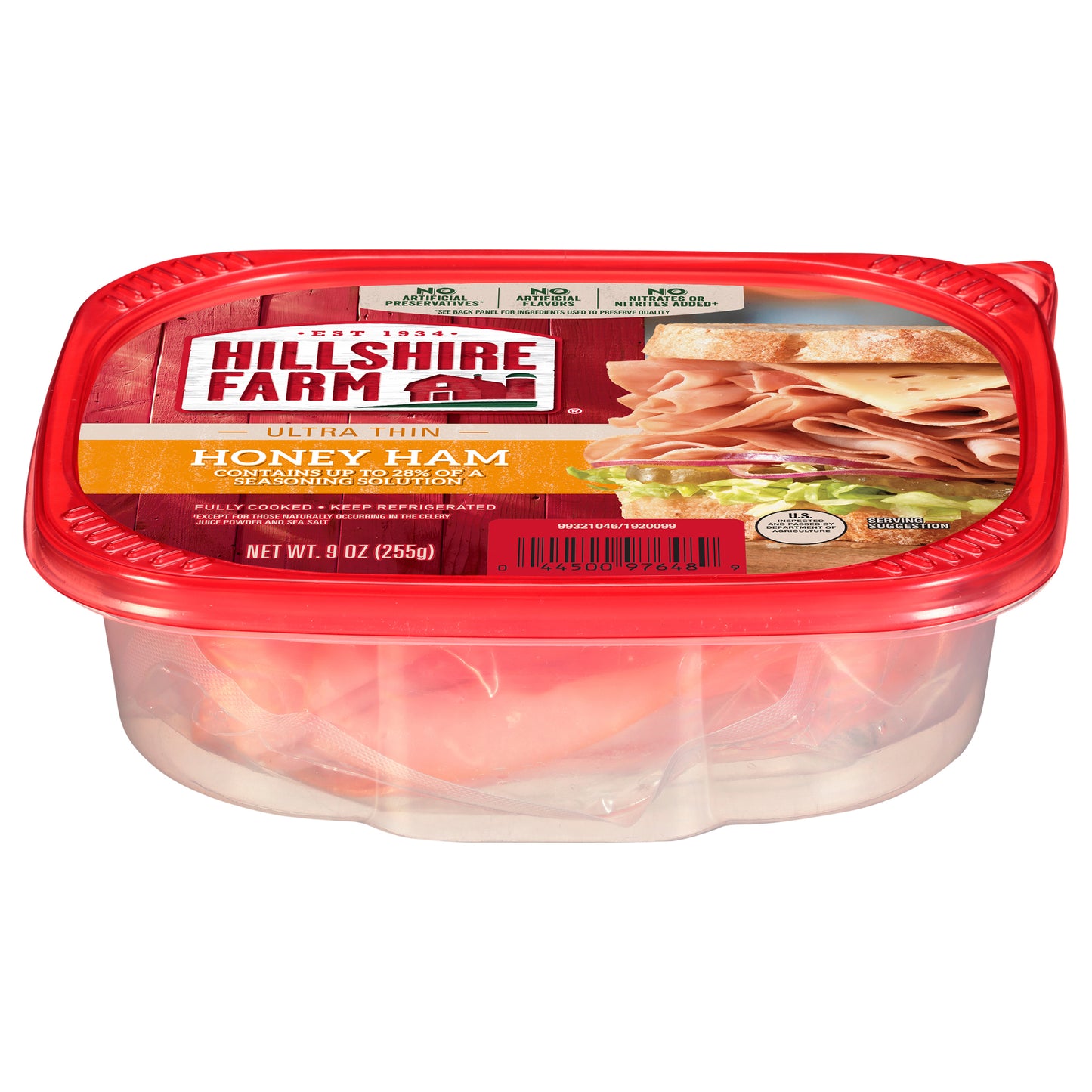 Hillshire Farm® Ultra Thin Sliced Deli Lunch Meat, Honey Ham, 9 oz