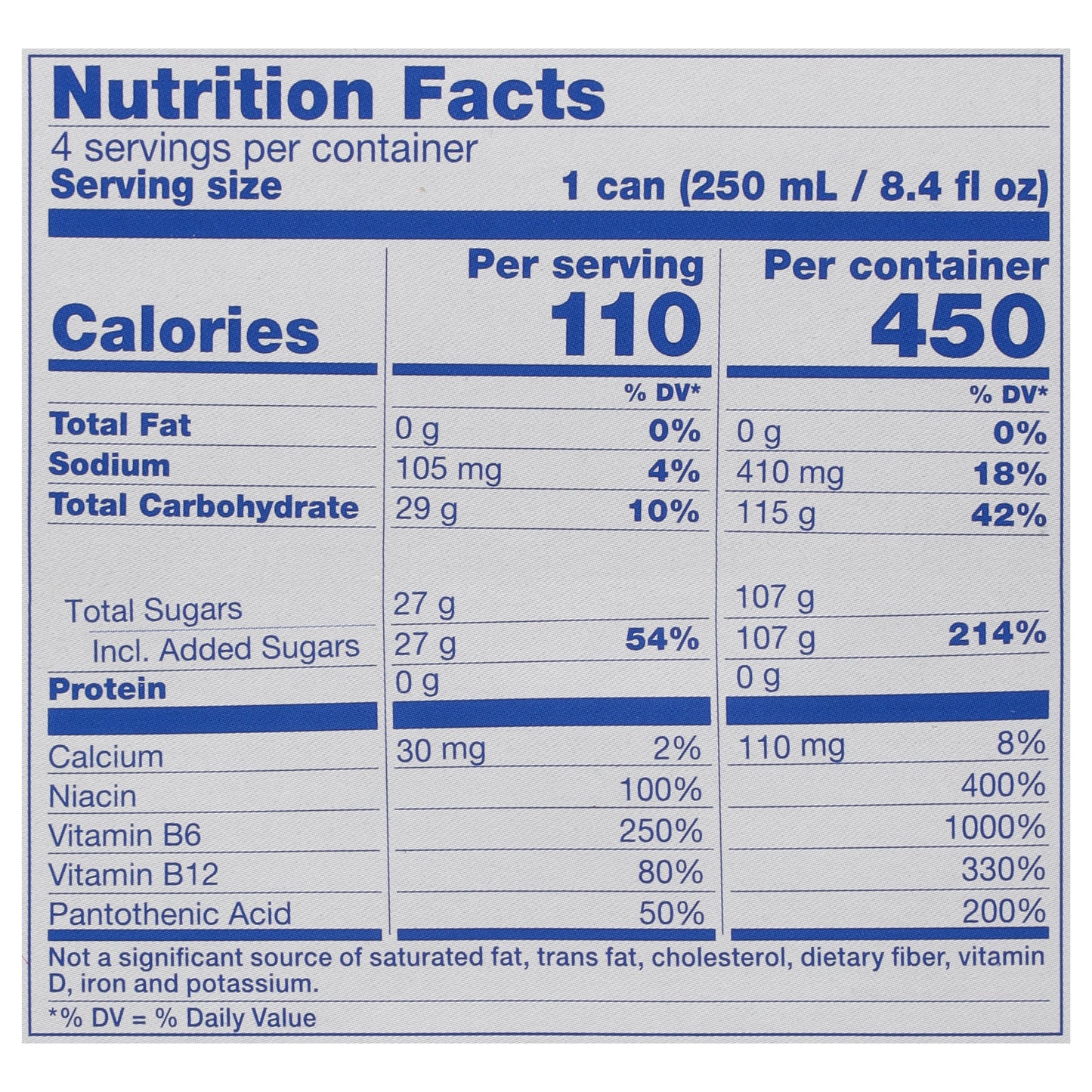 Red Bull Energy Drink 4 - 8.4 fl oz Cans