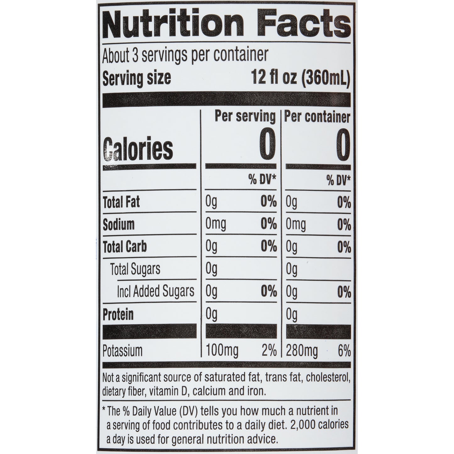 Caffeine & Sodium Free Club Soda