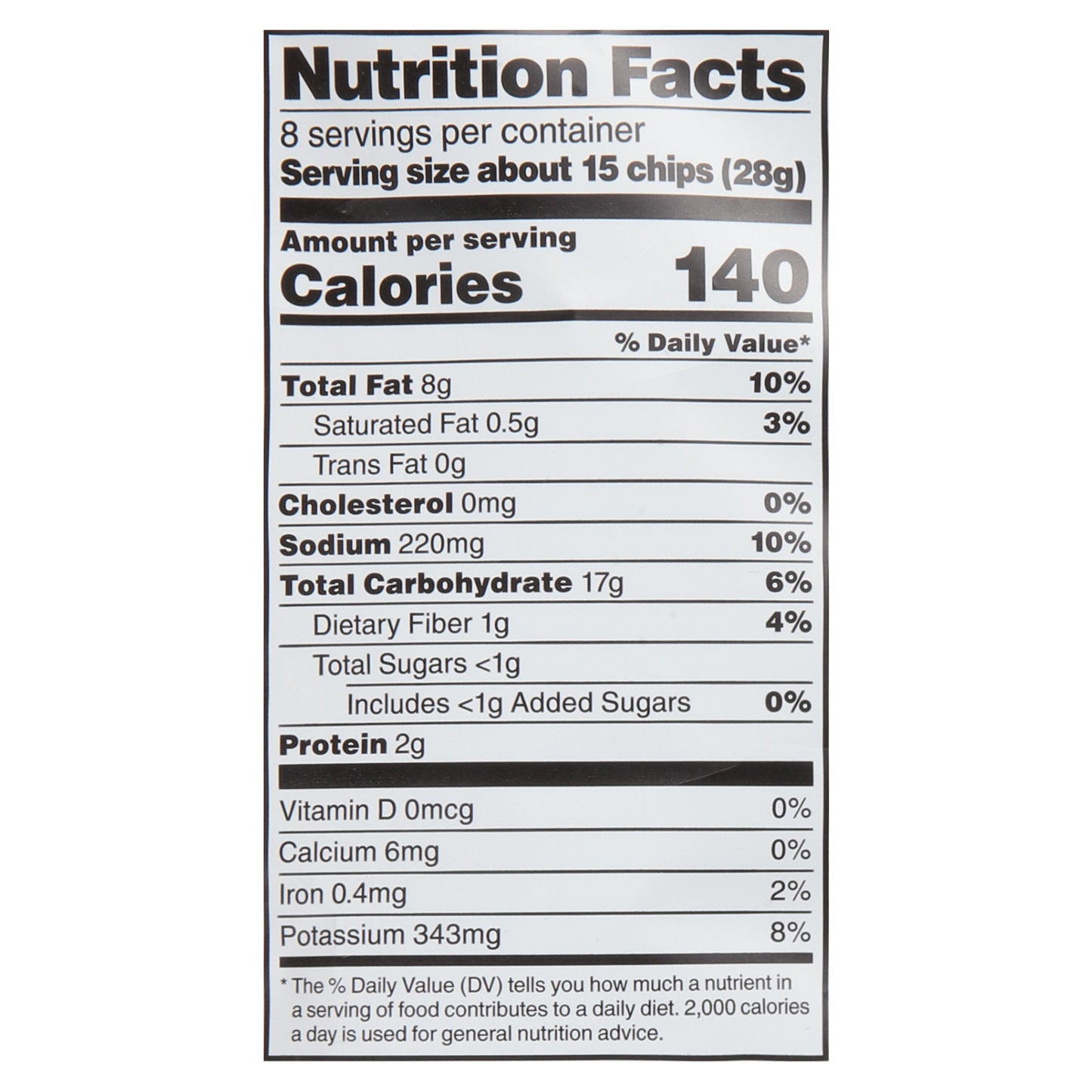 Crav'n Flavor Kettle Cooked Jalapeno Potato Chips 8 oz