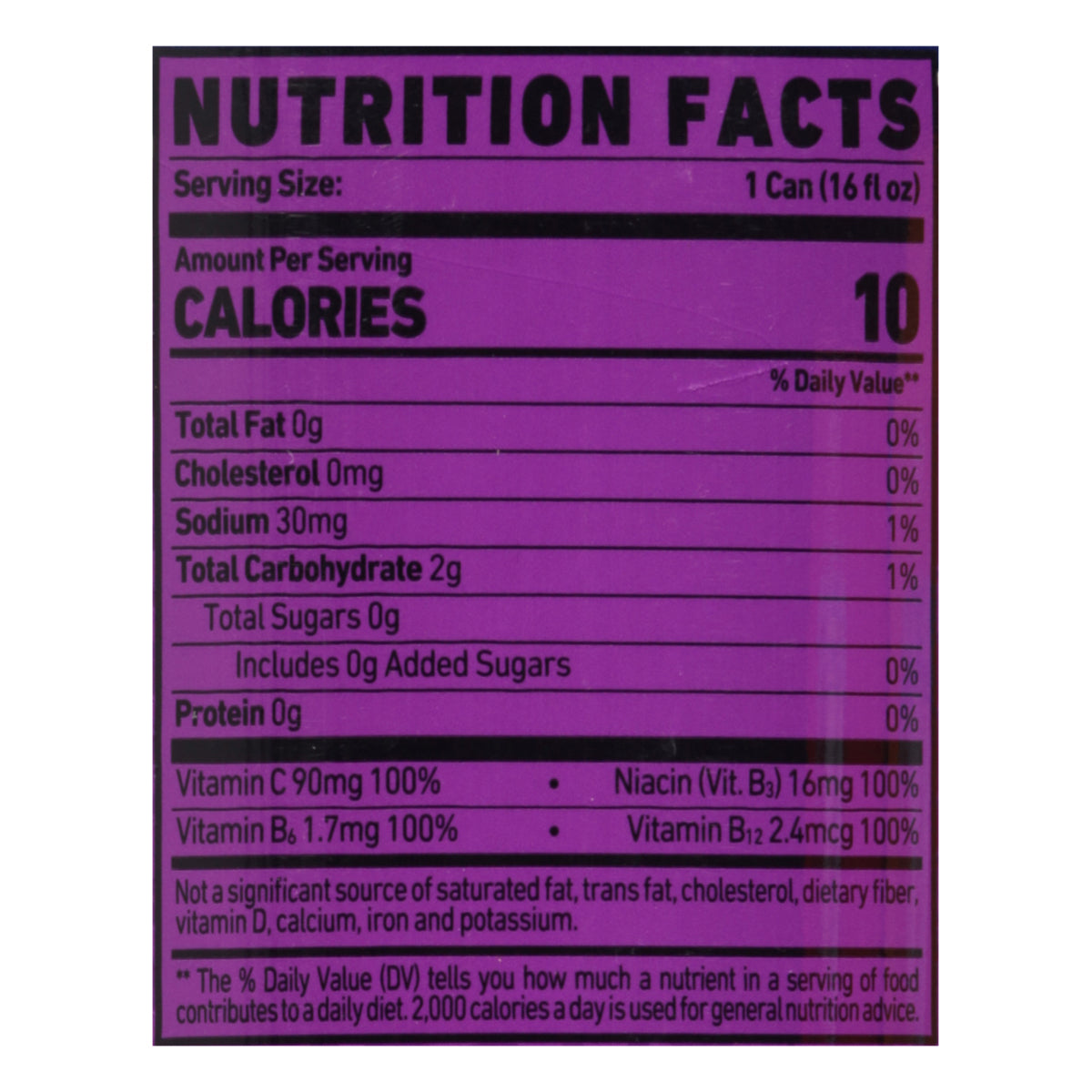 Ghost Zero Sugar Grape Energy Drink 16 fl oz