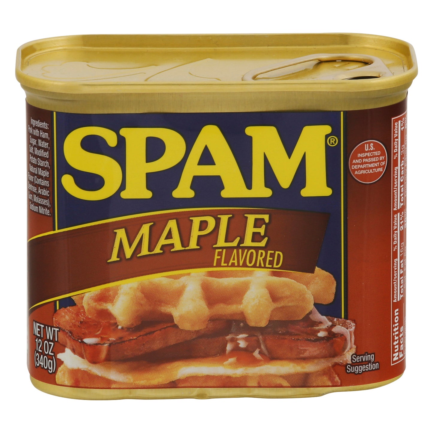Spam Maple Flavored Luncheon Meat 12 oz