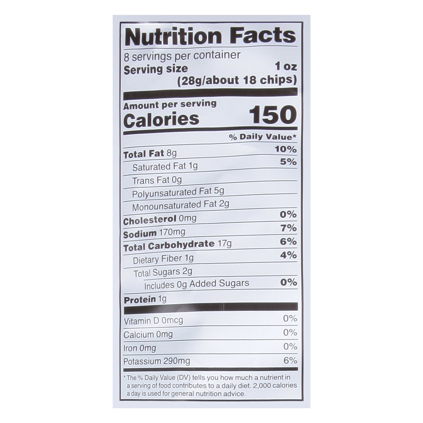 Crav'n Flavor Kettle Cooked Sea Salt & Vinegar Potato Chips 8 oz