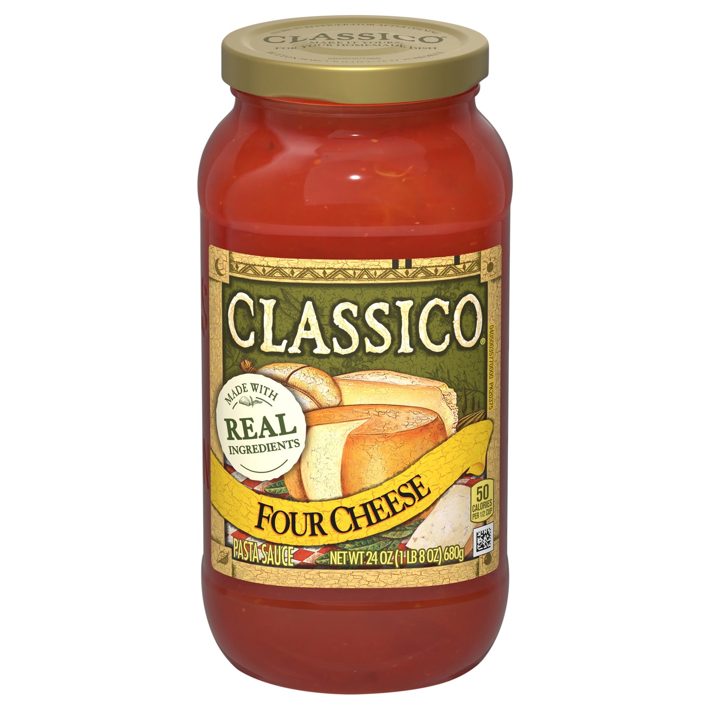 Classico Four Cheese Pasta Sauce, 24 oz Jar