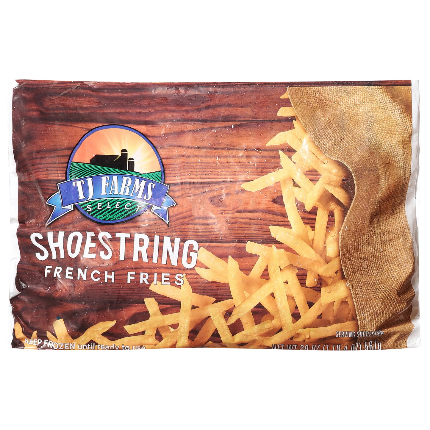 TJ Farms Select Shoestring French Fries 20 oz