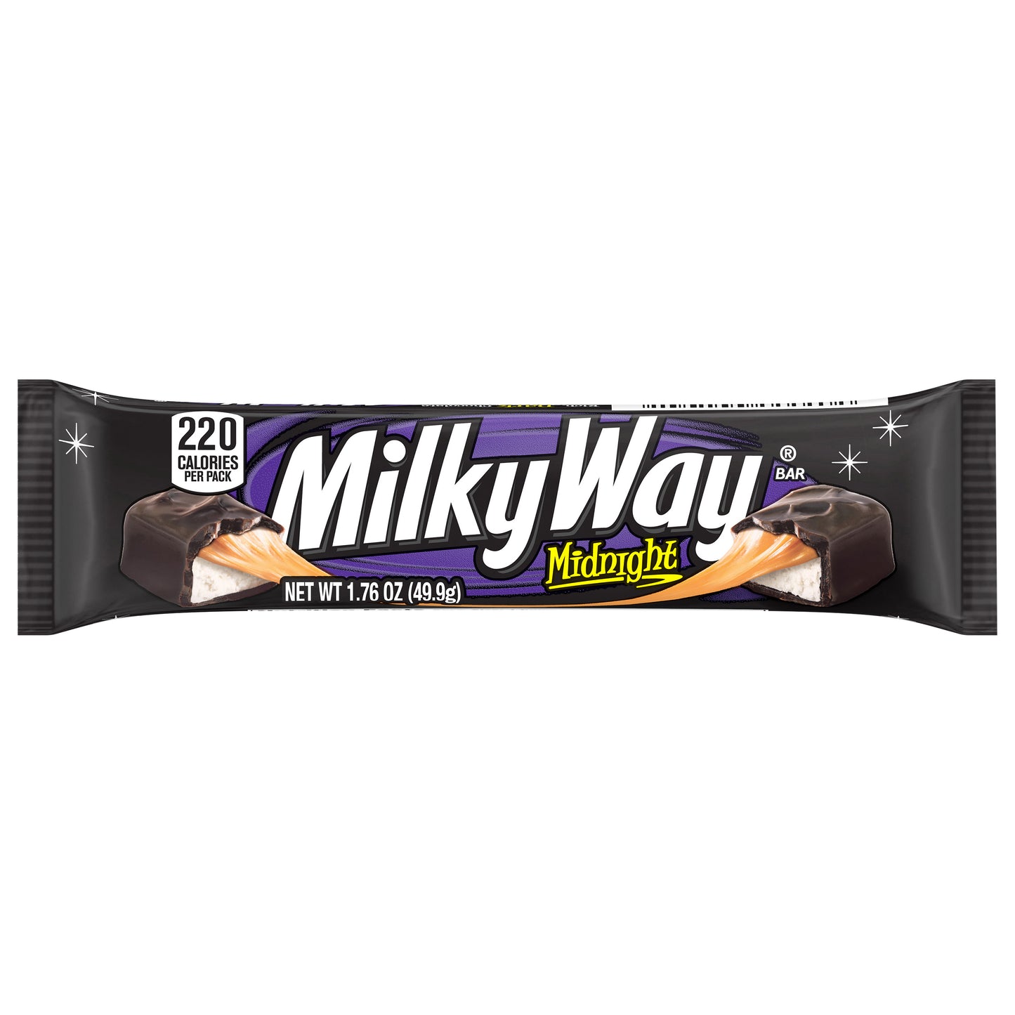 MILKY WAY Candy Midnight Dark Chocolate Bar, Full Size, 1.76 oz