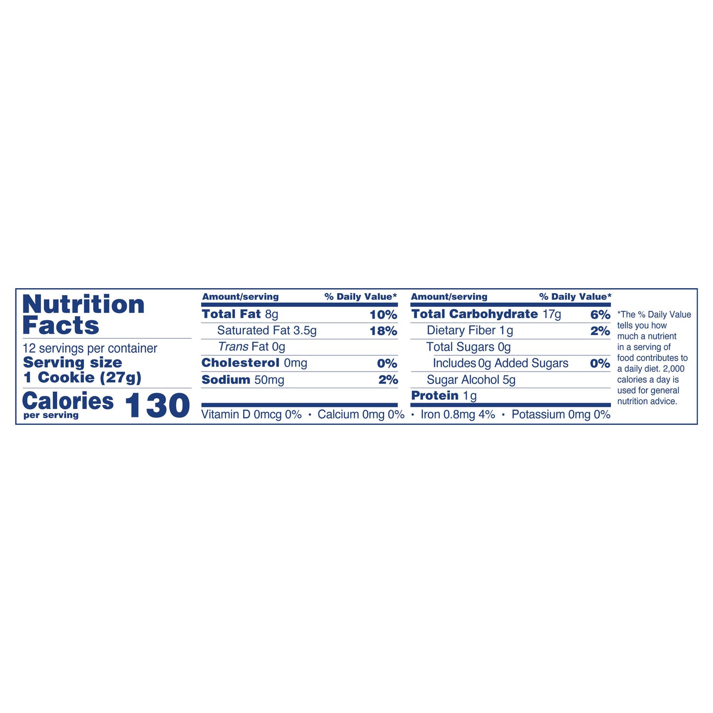 VOORTMAN Bakery Zero Sugar Fudge Striped Shortbread Cookies 11.3 oz